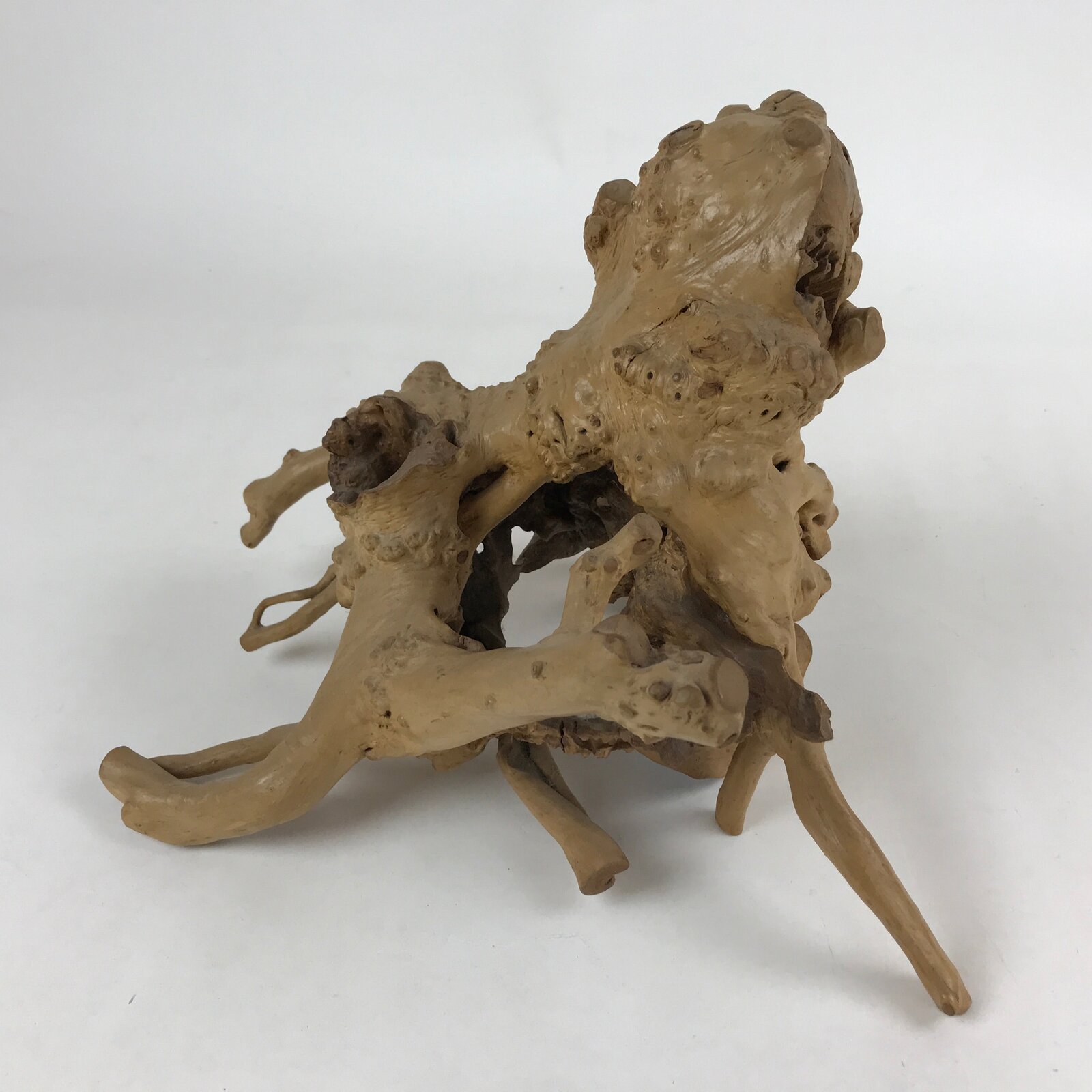 Japanese Natural Wooden Ikebana Display Stand Vtg Unique Flower Vase Kadai WT489