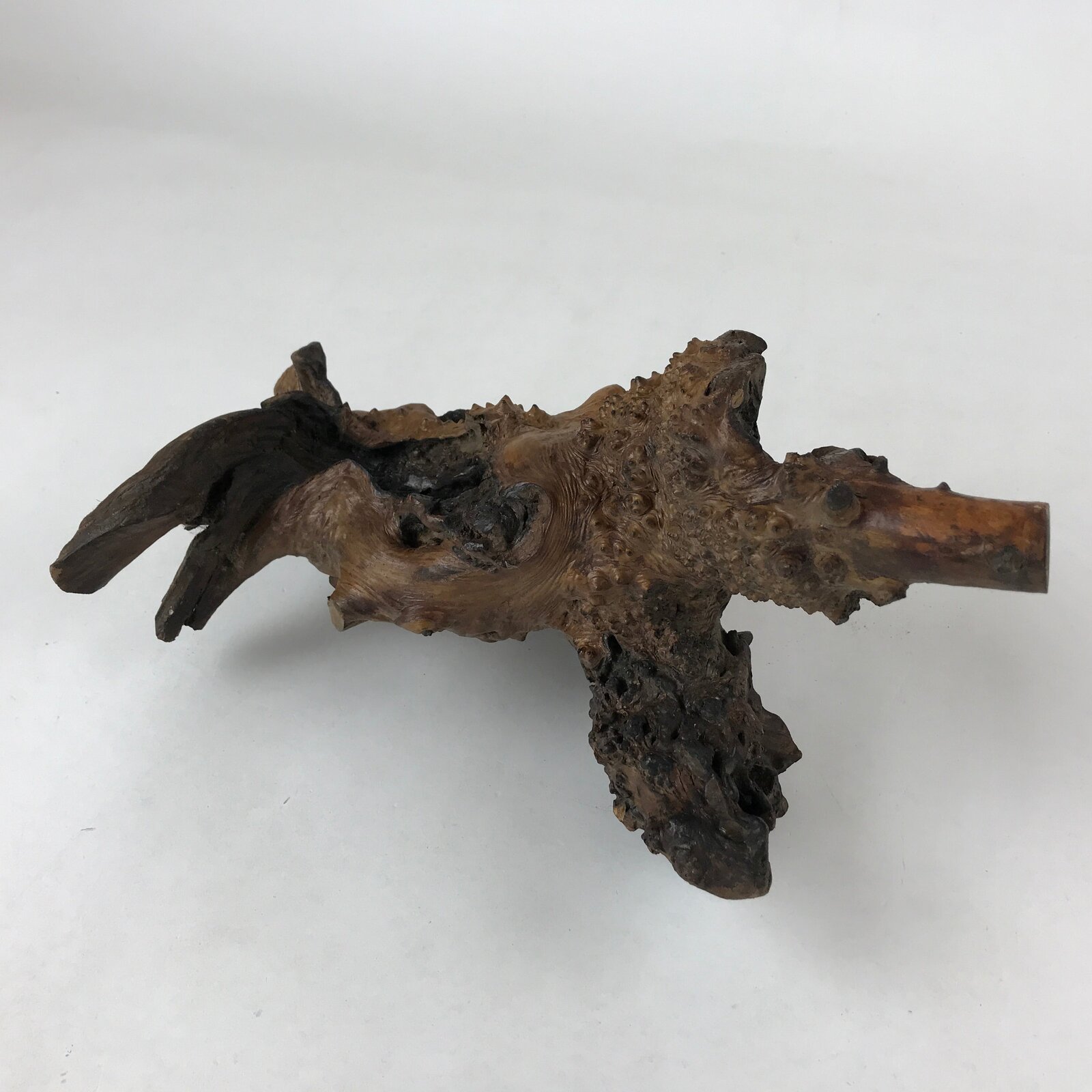 Japanese Natural Wooden Ikebana Display Stand Vtg Unique Flower Vase Kadai WT493