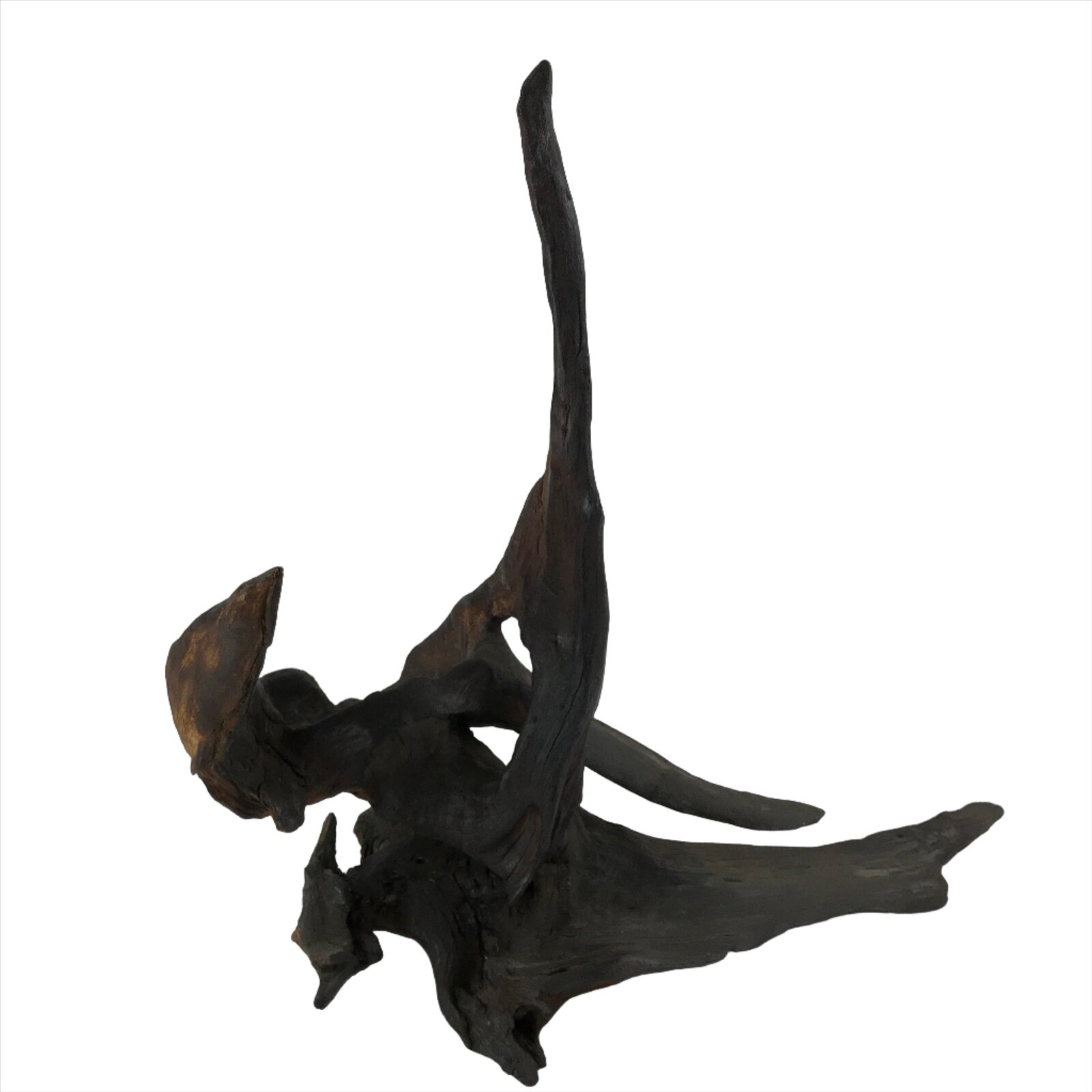 Japanese Natural Wooden Ikebana Display Stand Vtg Unique Flower Vase Kadai WT525