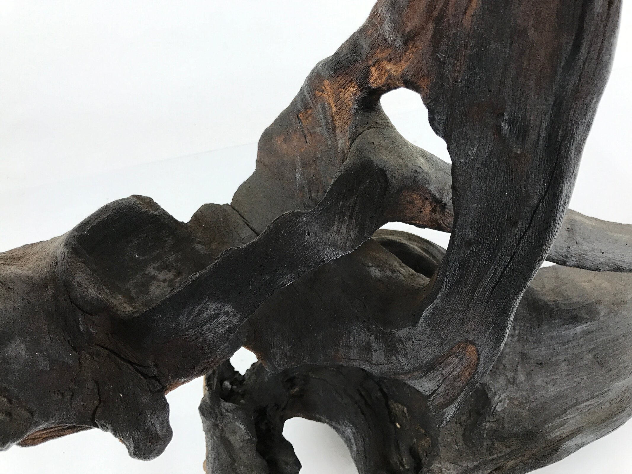 Japanese Natural Wooden Ikebana Display Stand Vtg Unique Flower Vase Kadai WT525