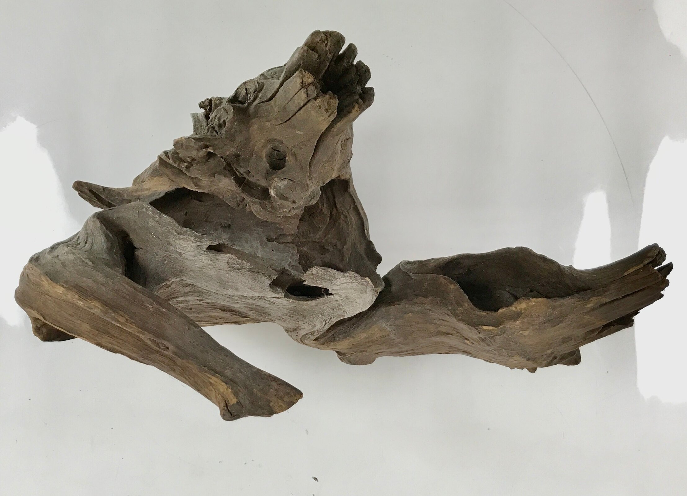 Japanese Natural Wooden Ikebana Display Stand Vtg Unique Flower Vase Kadai WT542