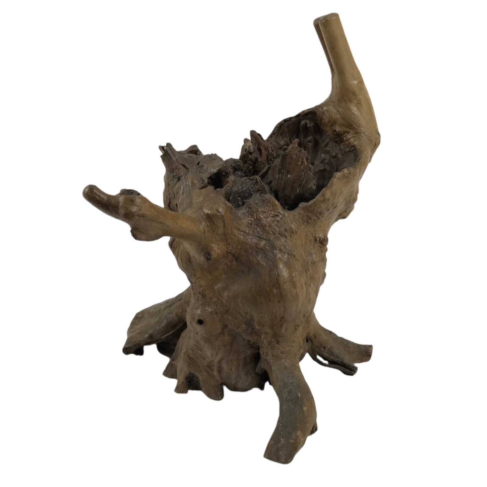 Japanese Natural Wooden Ikebana Display Stand Vtg Unique Flower Vase Kadai WT558