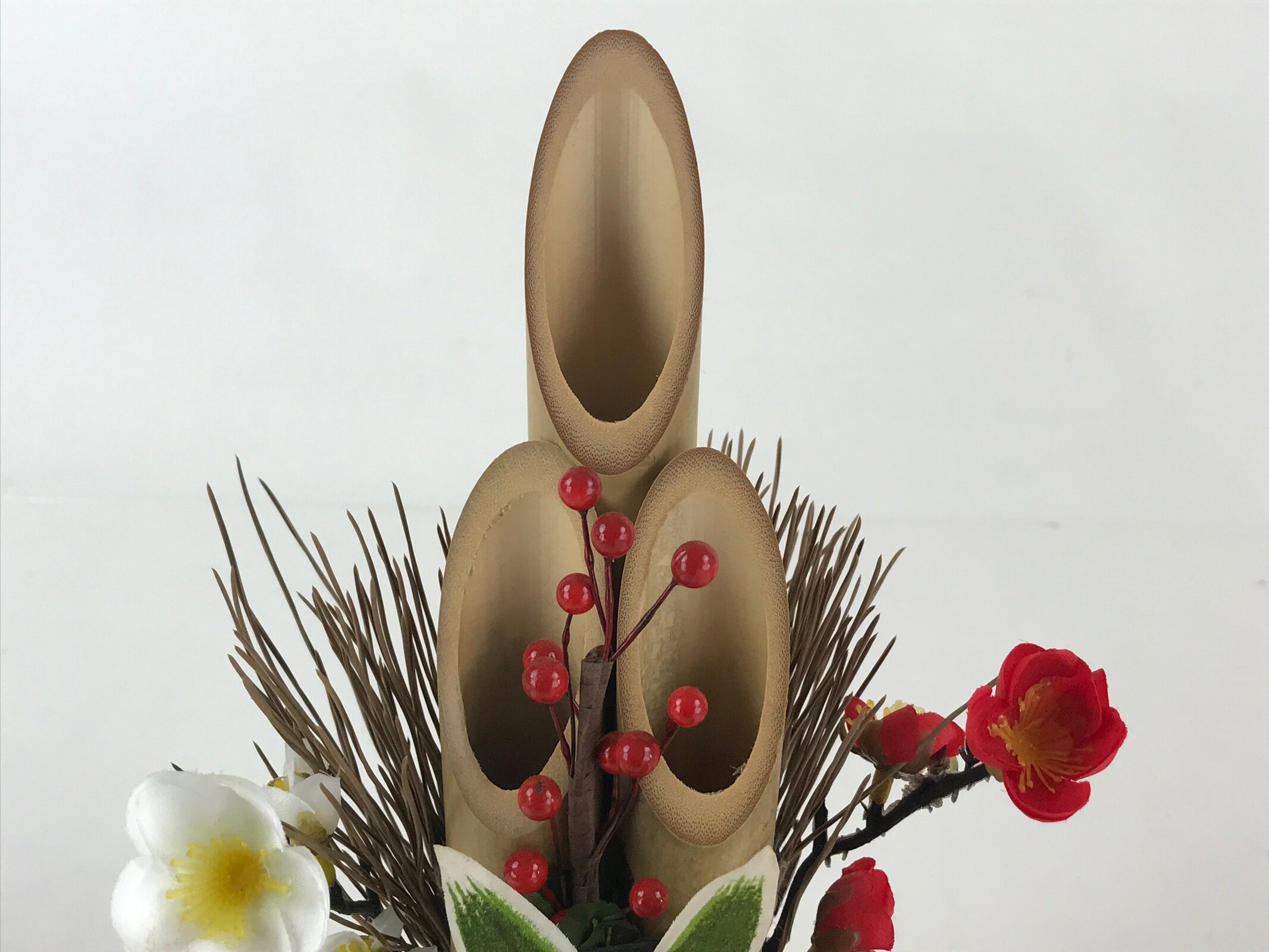 Japanese New Year's Decoration Kadomatsu Vtg Good Luck Longevity Amulet BD865