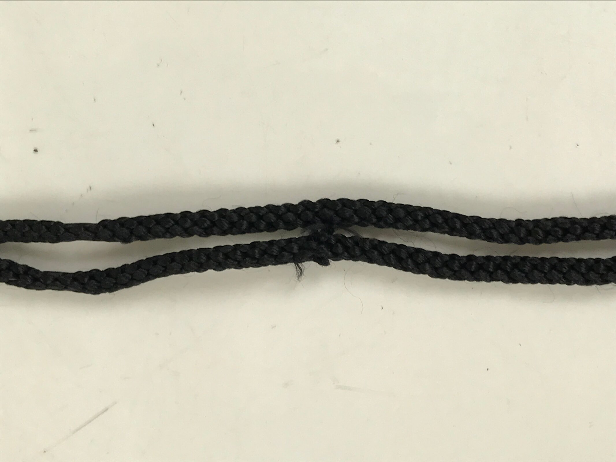 Japanese Noh Mask Western Bolo Tie Vtg Netsuke Slide Metal Tips Red Black JK886