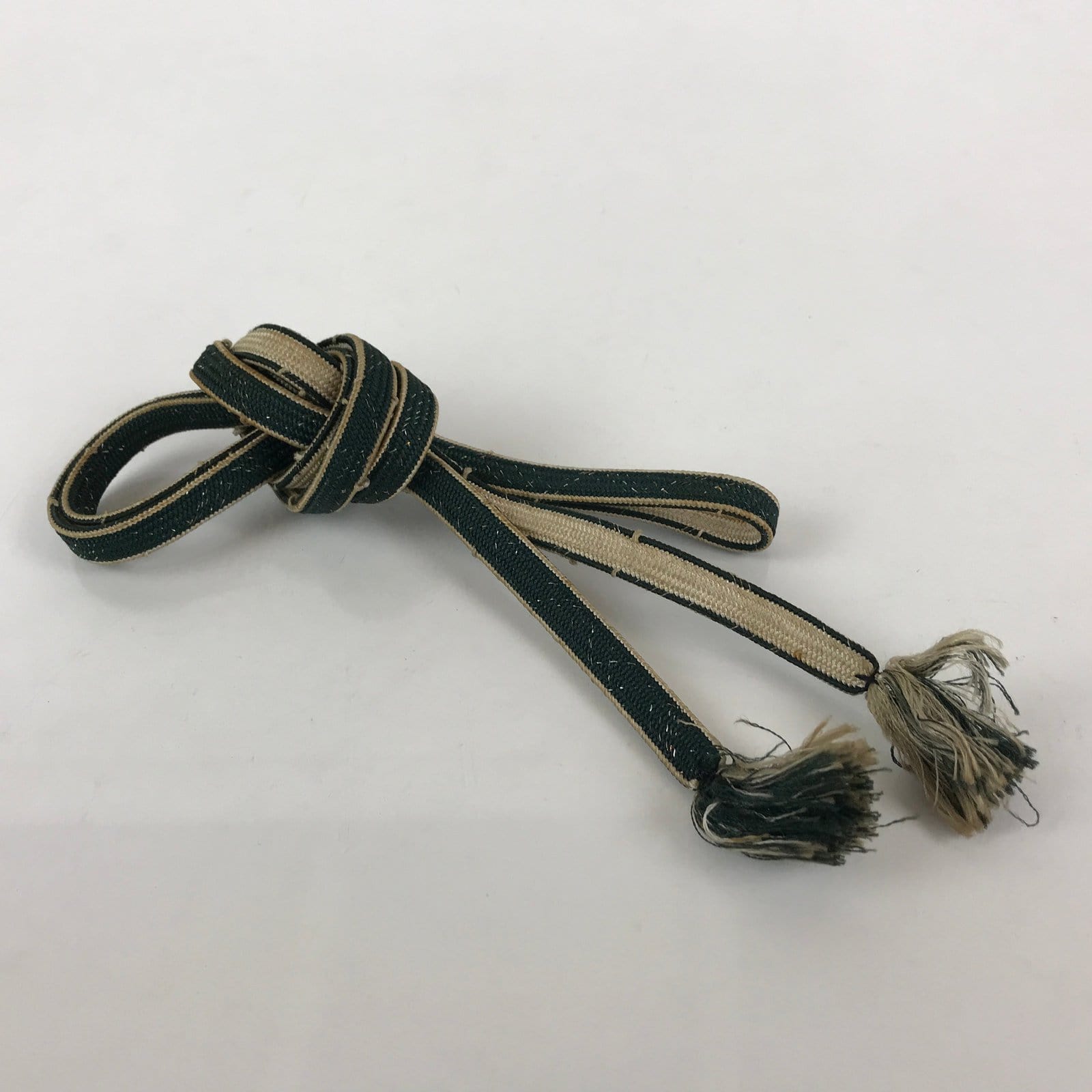 Japanese Obijime Kimono Accessory Silk Kumihimo Kimono Cord Green Brown OJ179