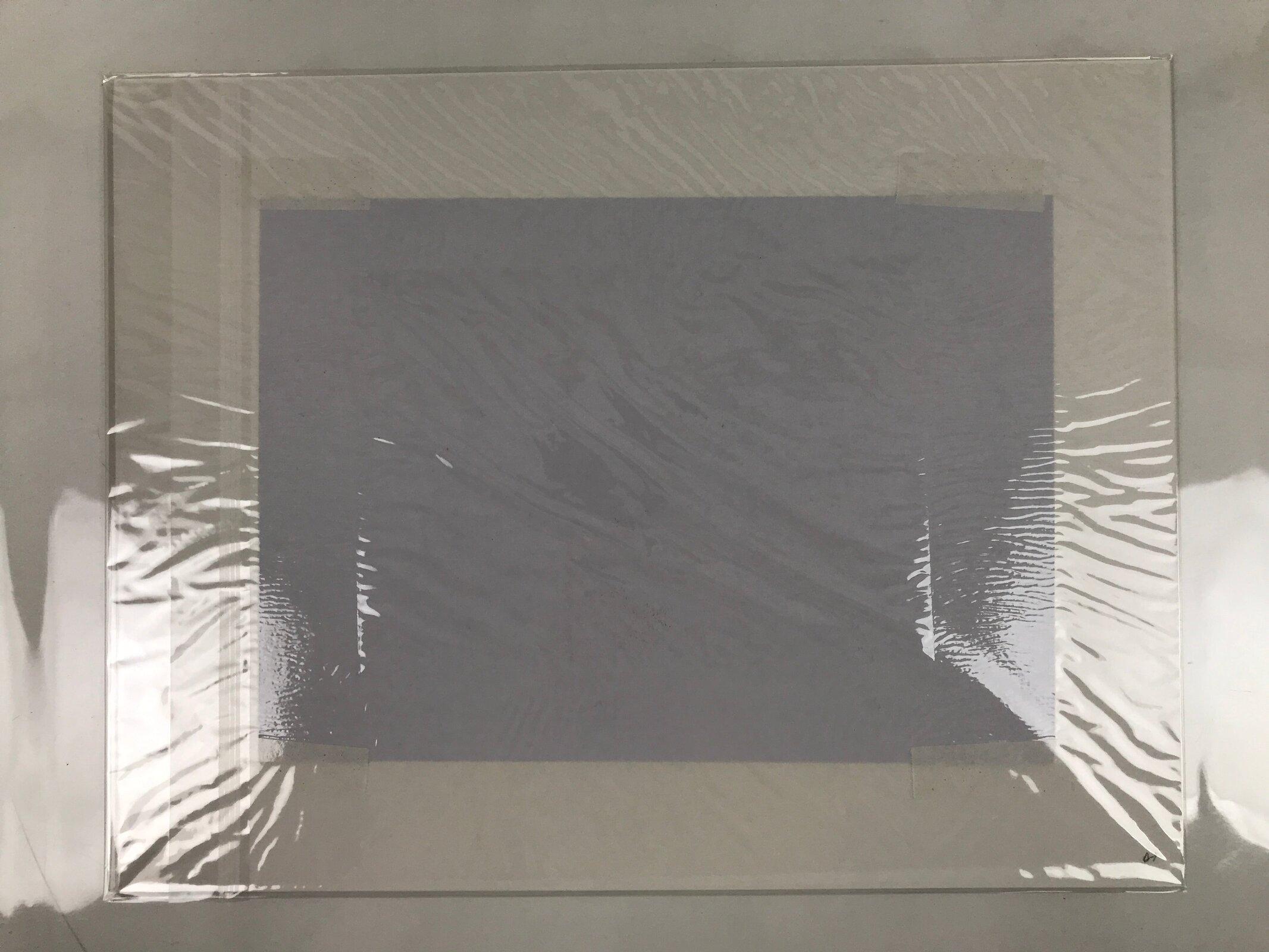 Japanese Ocean Island At Sunset Pastel Drawing Art Signed Yoshihiro Hagino FL310