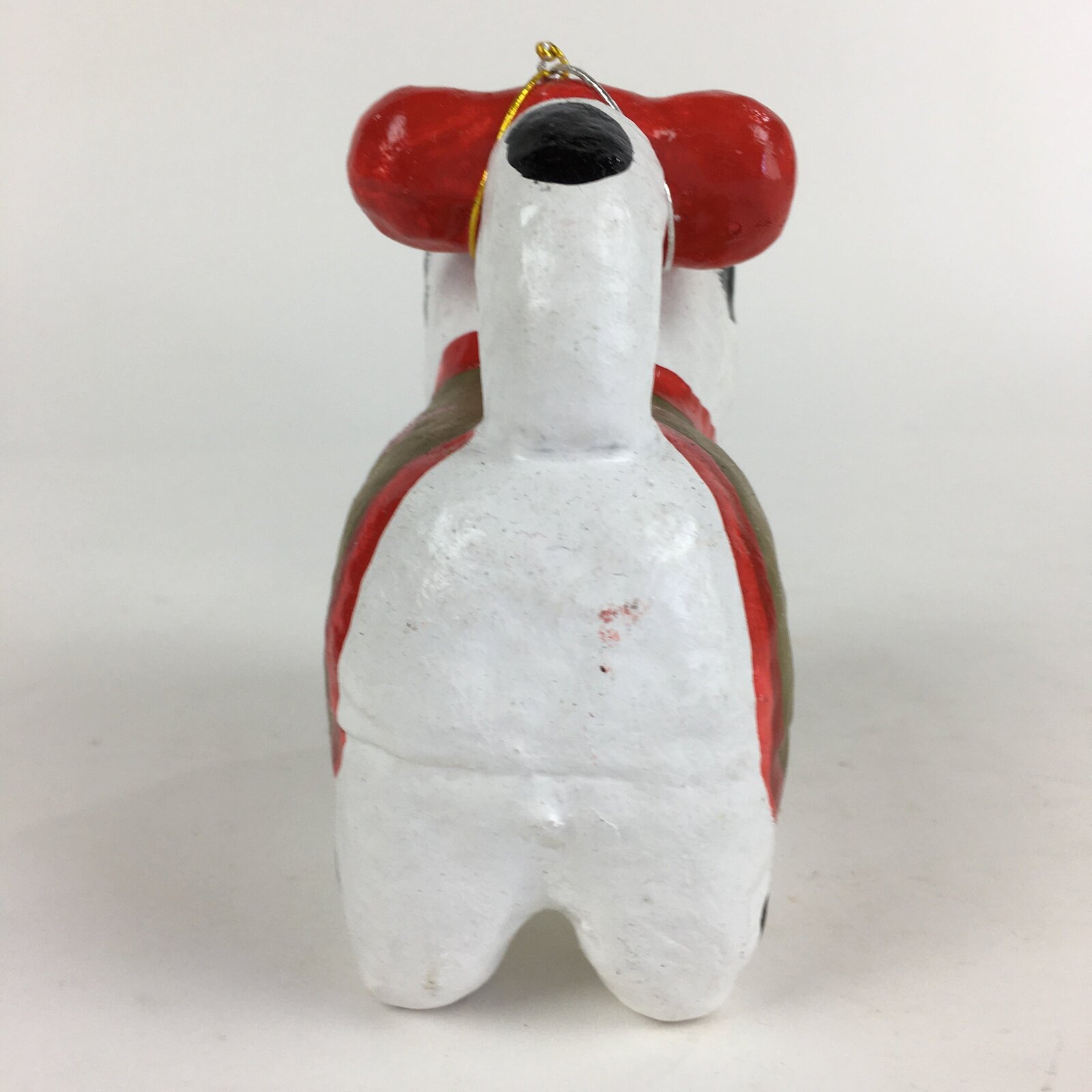 Japanese Paper Clay Dog Hariko Doll Zodiac Figurine Vtg Lucky Charm Nagoya BD814