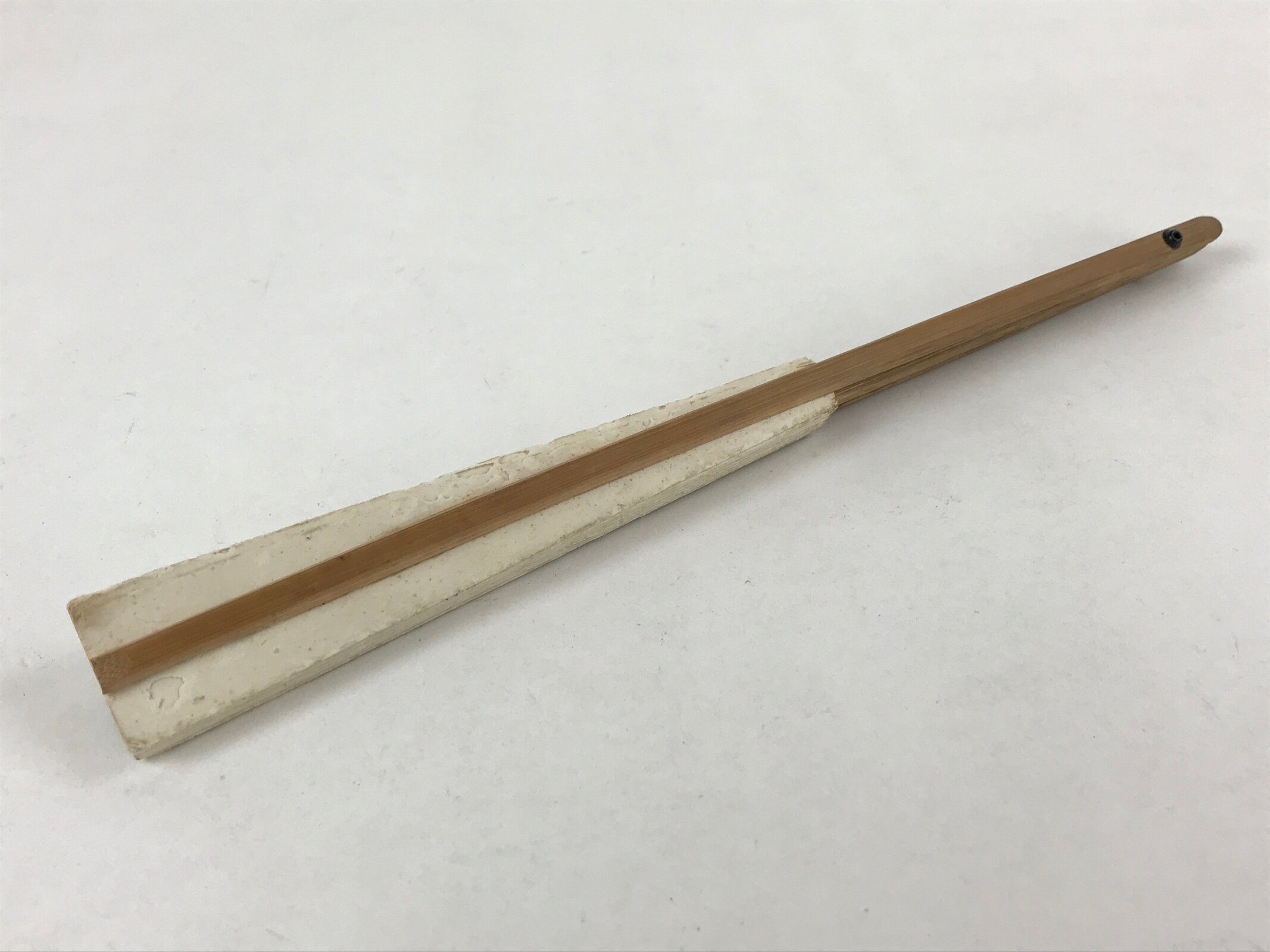 Japanese Paper Folding Fan Sensu Bamboo Frame 3 Big Kanji Characters 4D777