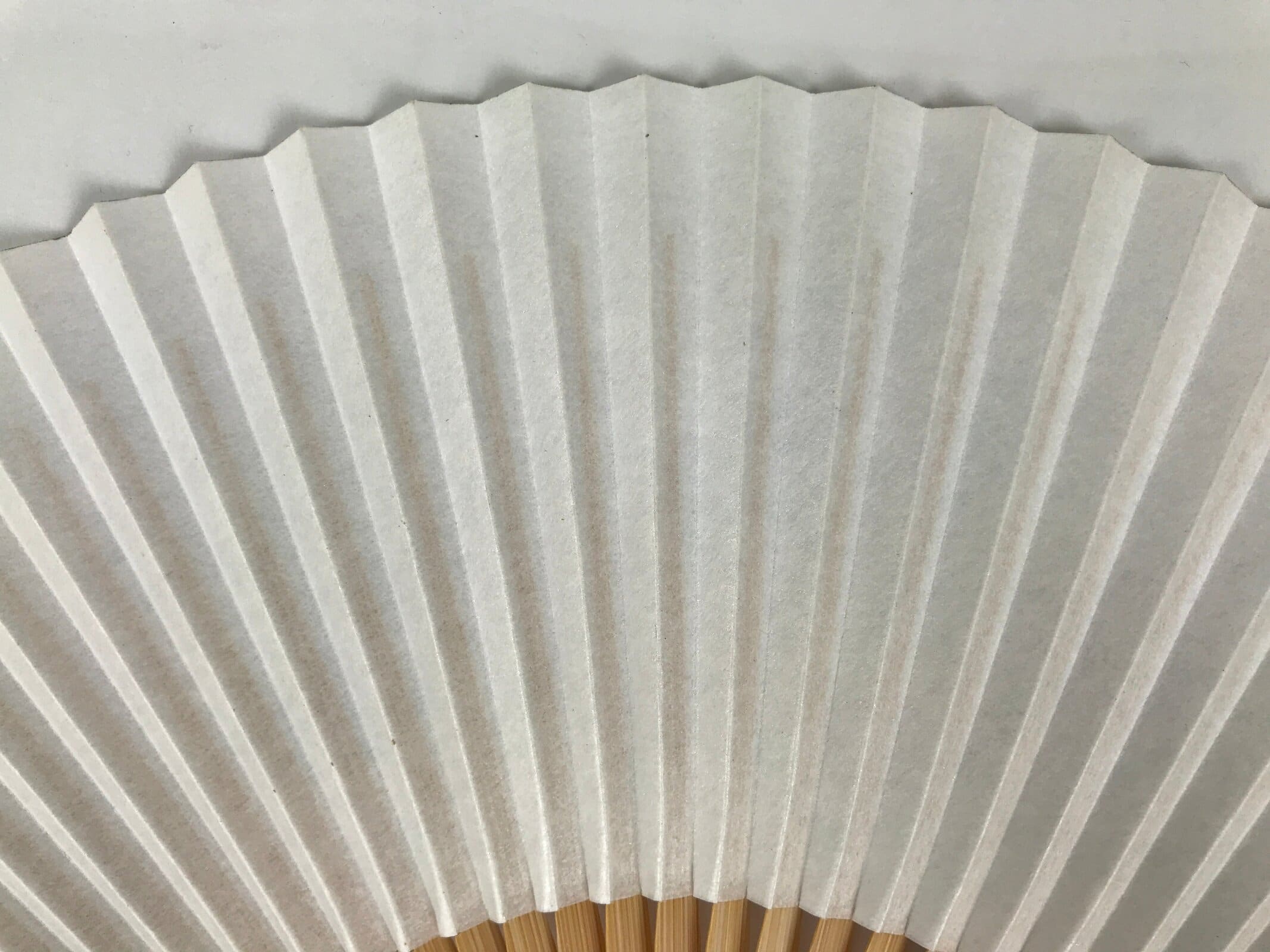 Japanese Paper Folding Fan Sensu Vtg Bamboo Frame Purple Hydrangea Flowers 4D974