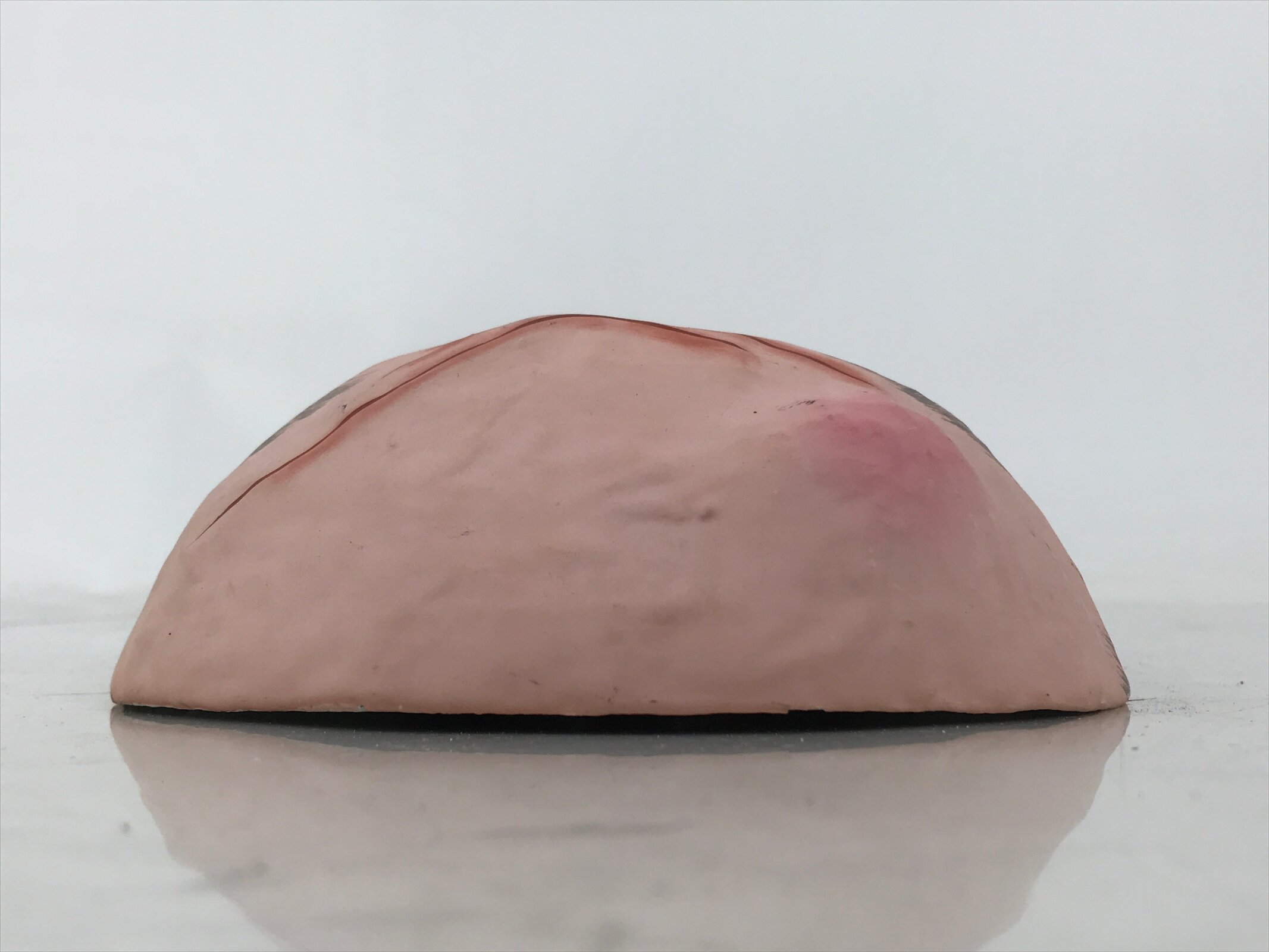 Japanese Paper Mache Noh Mask Hyottoko Vtg Comical Nohmen Kagura Dance OM76