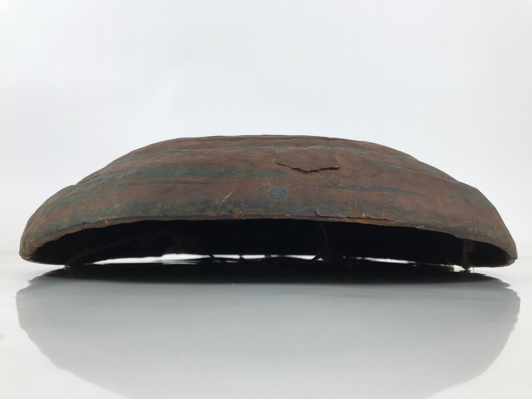 Japanese Paper Mache Noh Mask Hyottoko Vtg Comical Nohmen Kagura Dance OM91