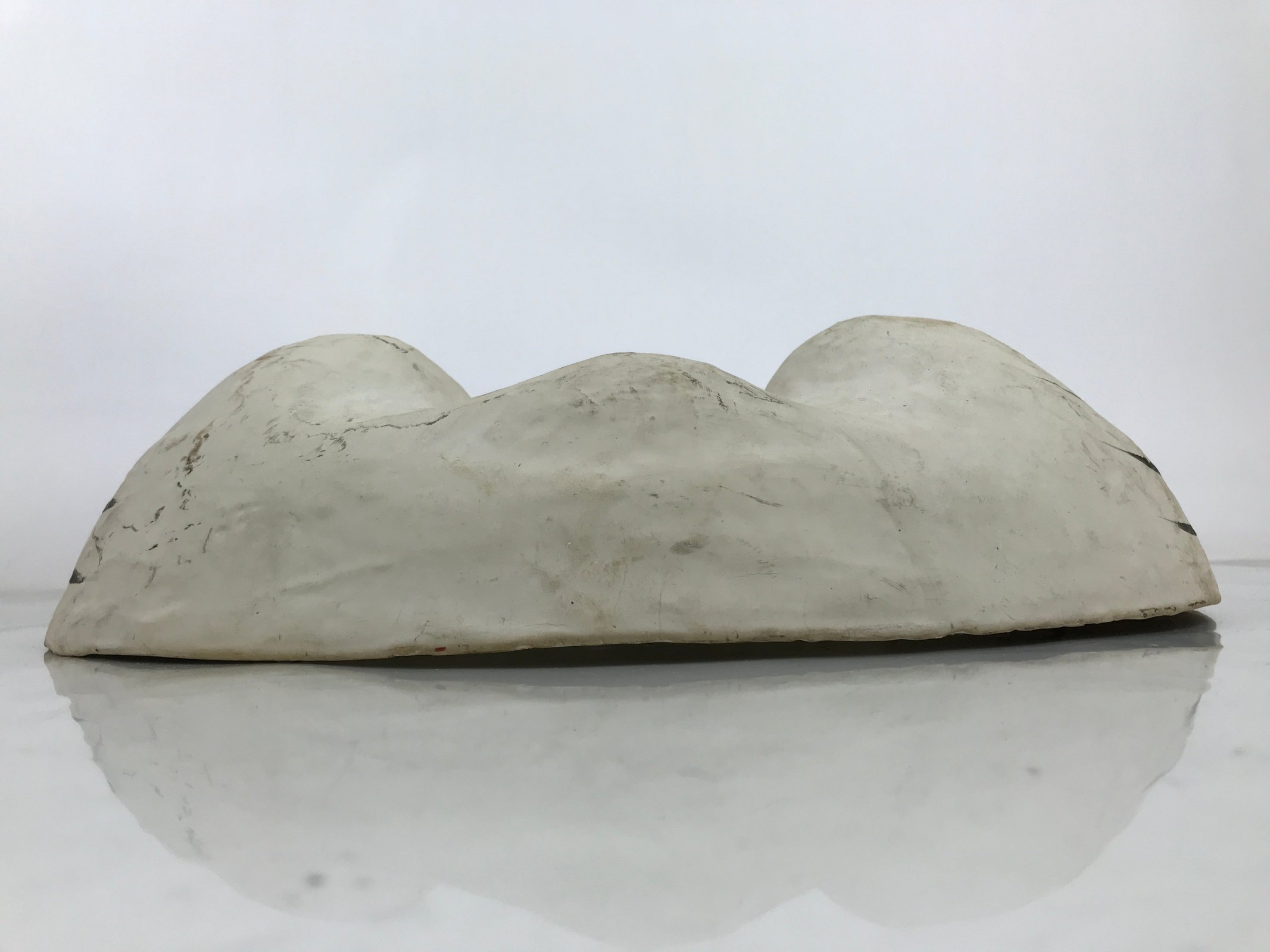 Japanese Paper Mache Noh Mask Okame Vtg Otafuku Smiling Woman Nohmen Kagura OM89