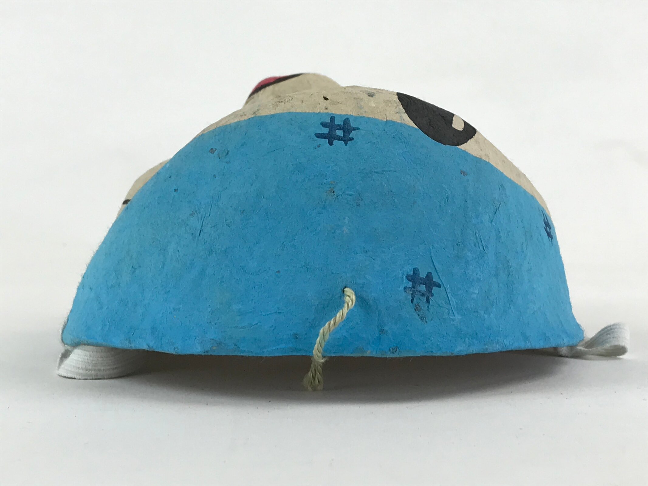 Japanese Paper Mask Hyottoko Vtg Dance Festival Show Performance Room Decor OM32