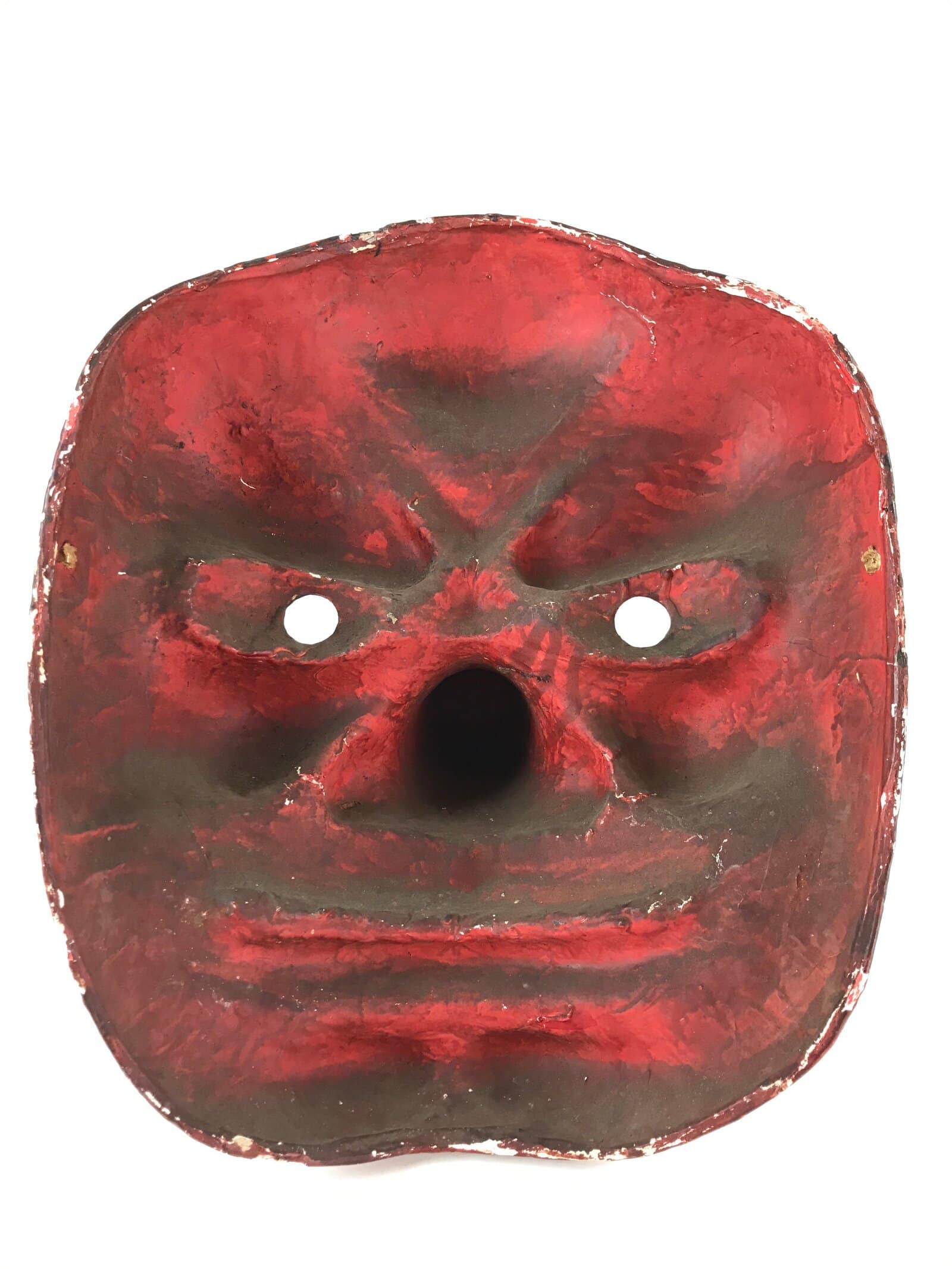 Japanese Paper Tengu Mask Vtg Dance Festival Show Performance Room Decor OM35