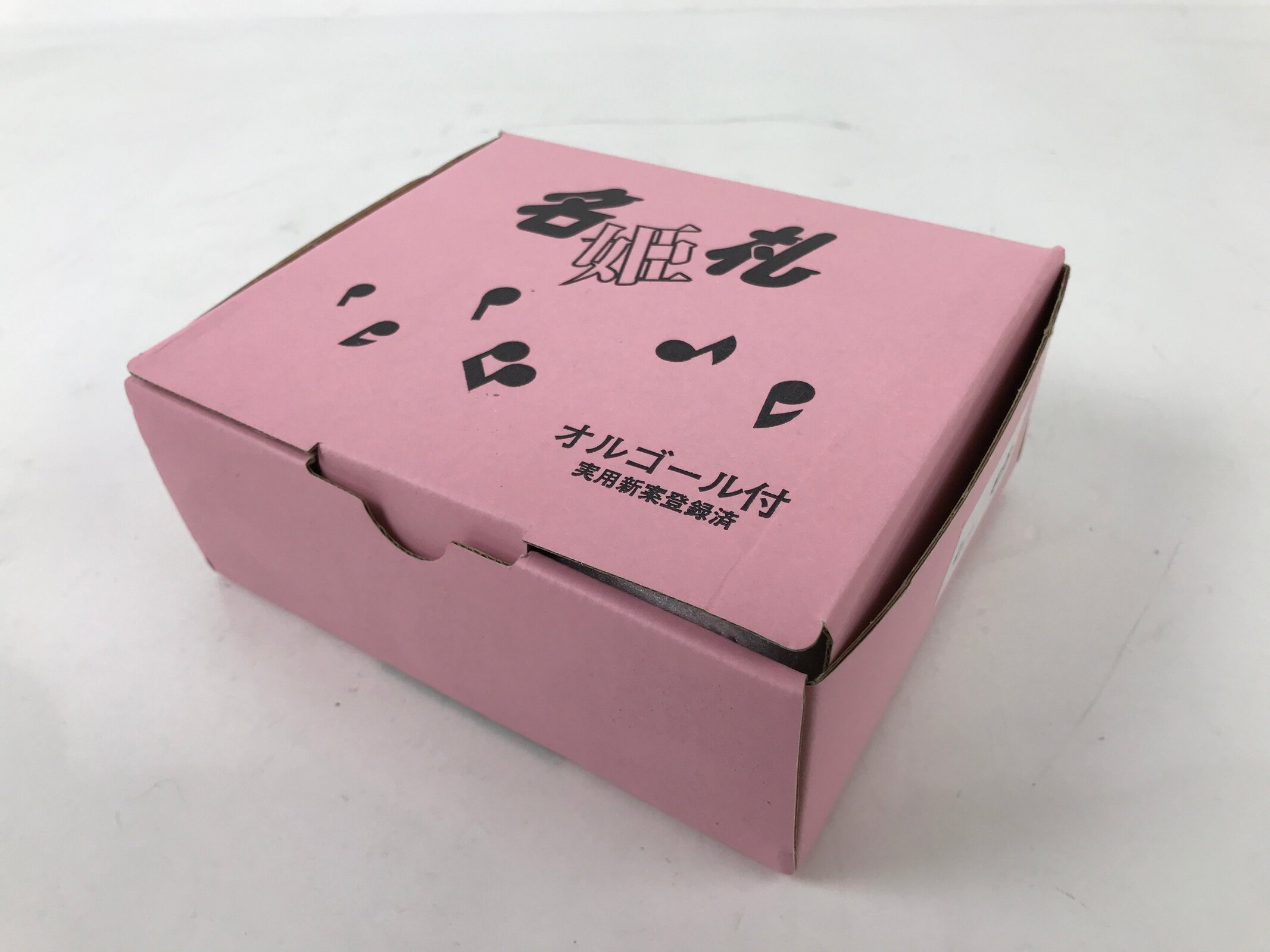 Japanese Photo Stand Vtg Hina Doll Accessory Sakura Red Gold Music Box ID615