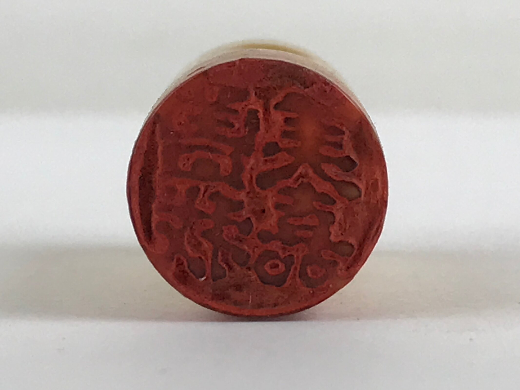 Japanese Plastic Stamp Hanko Inkan Vtg Seal Personal Name Full Name Kanji HS135