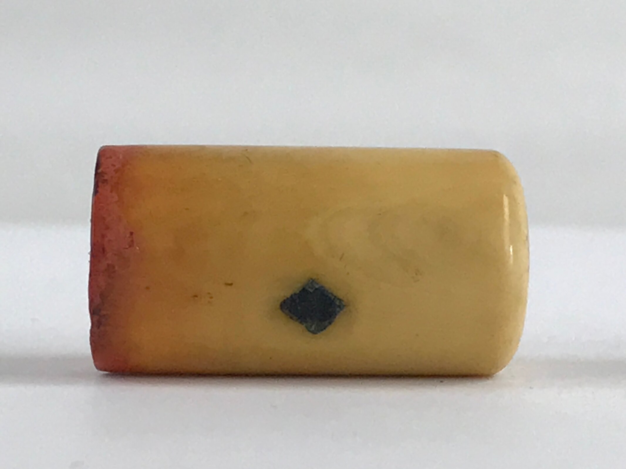 Japanese Plastic Stamp Hanko Inkan Vtg Seal Personal Name Full Name Kanji HS135