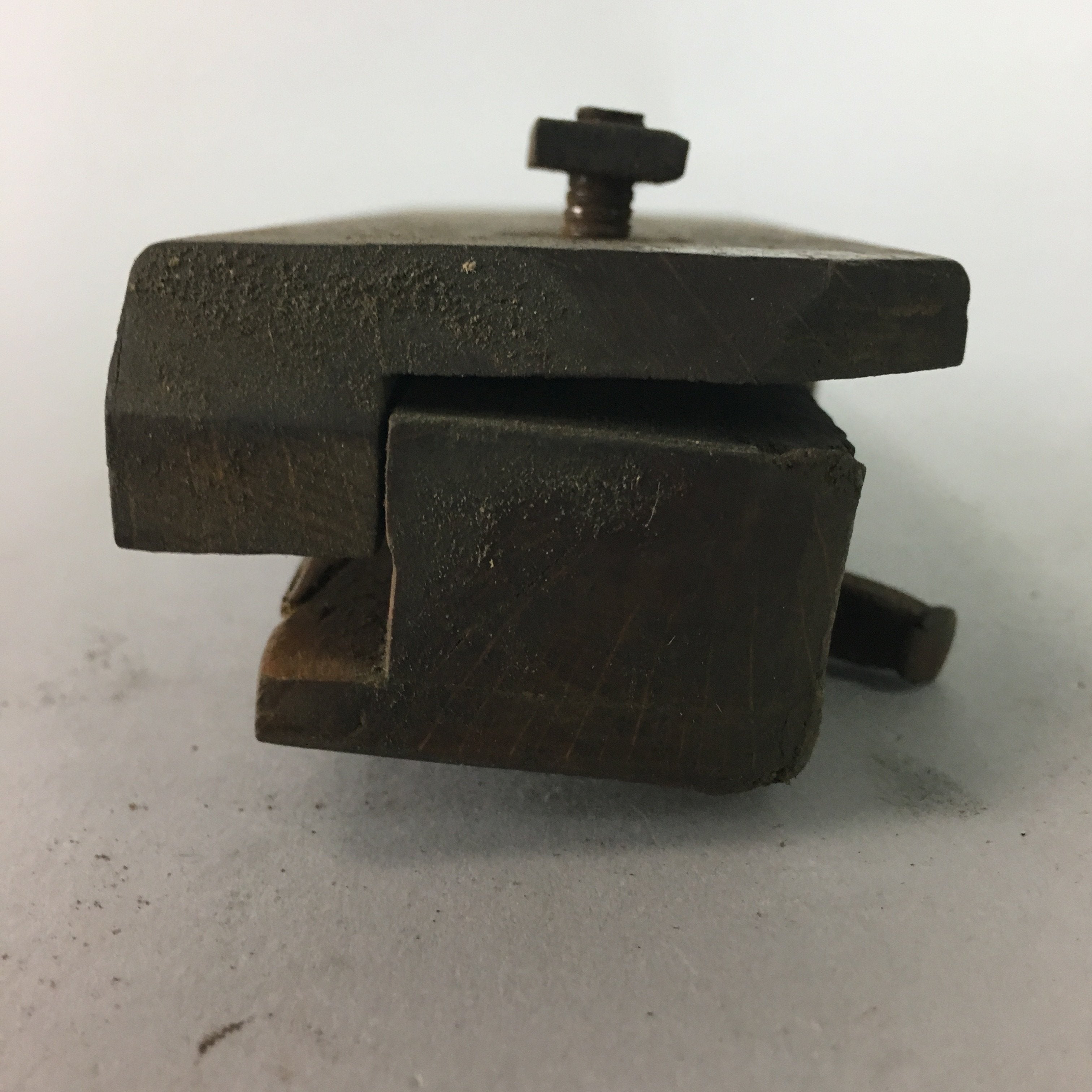 Japanese Plough Hand Plane Vtg Shakuri Kanna Wood Steel 6mm blade Tool K318