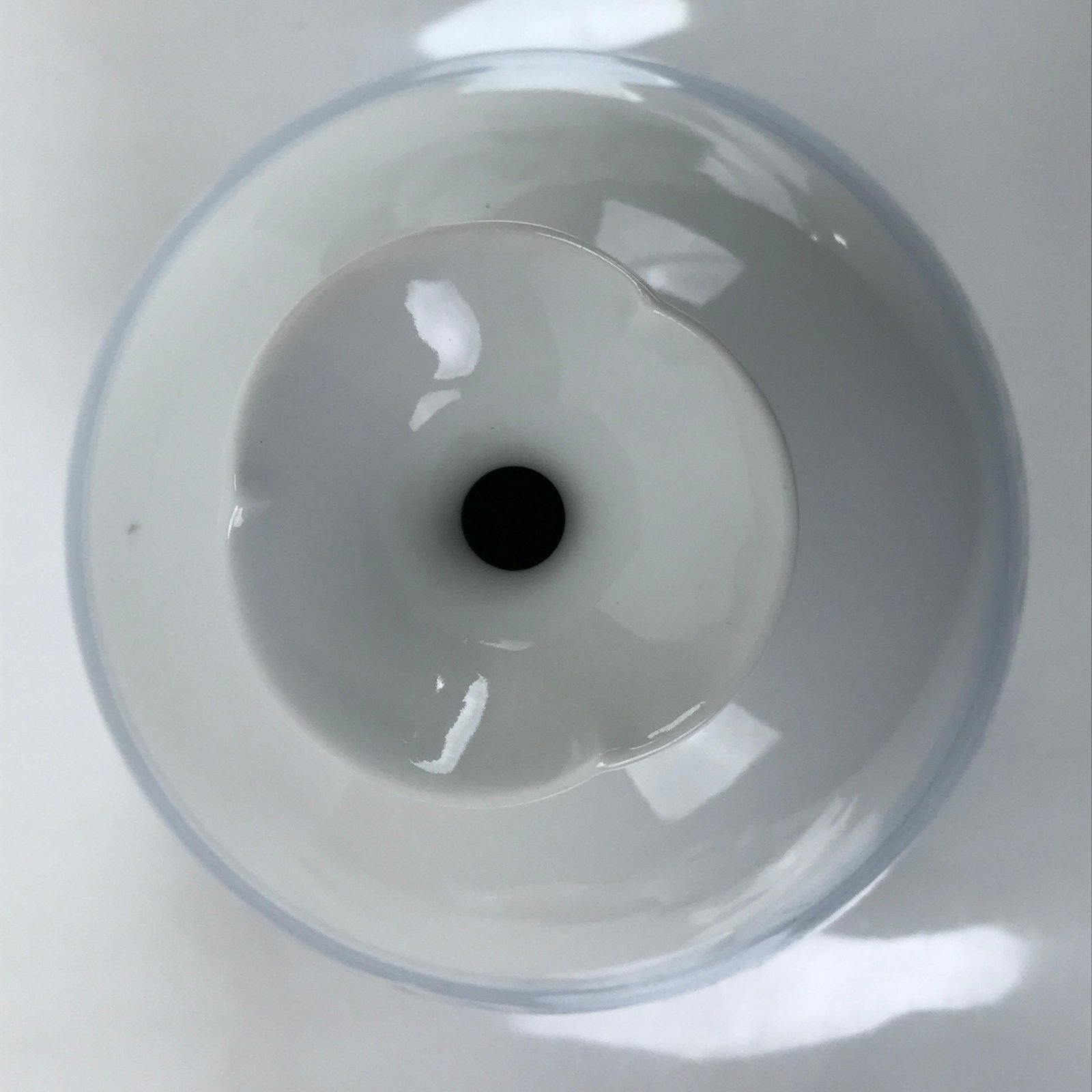 Japanese Porcelain Arita Ware Flower Vase Vtg Shumei Fujii Mountain Trees PX727