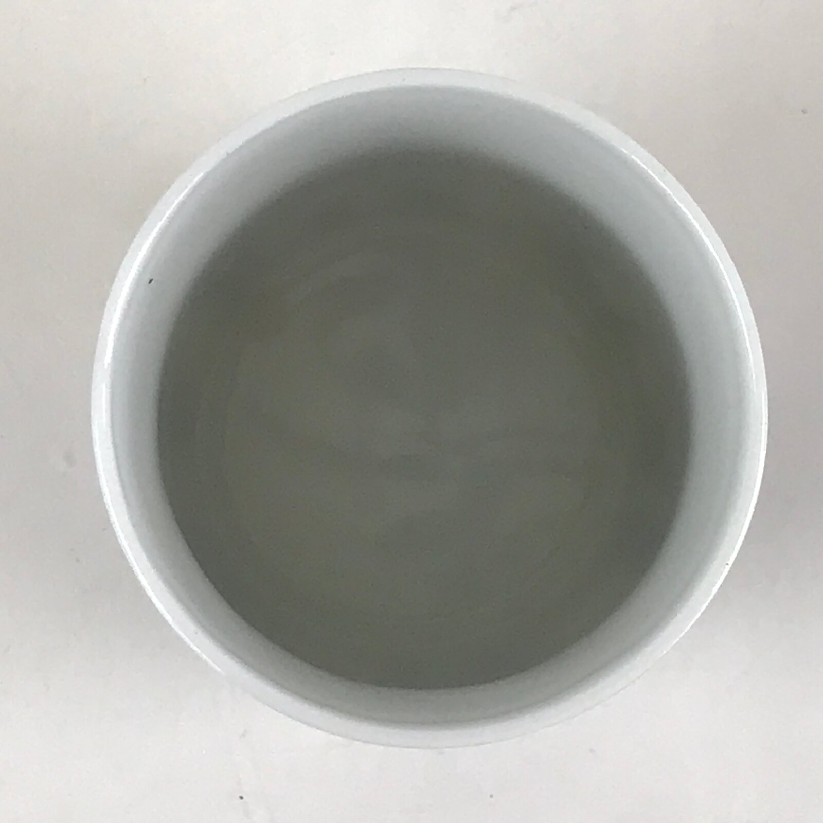 Japanese Porcelain Arita Ware Teacup Yunomi Vtg Blue Sometsuke Iris Sencha TC321