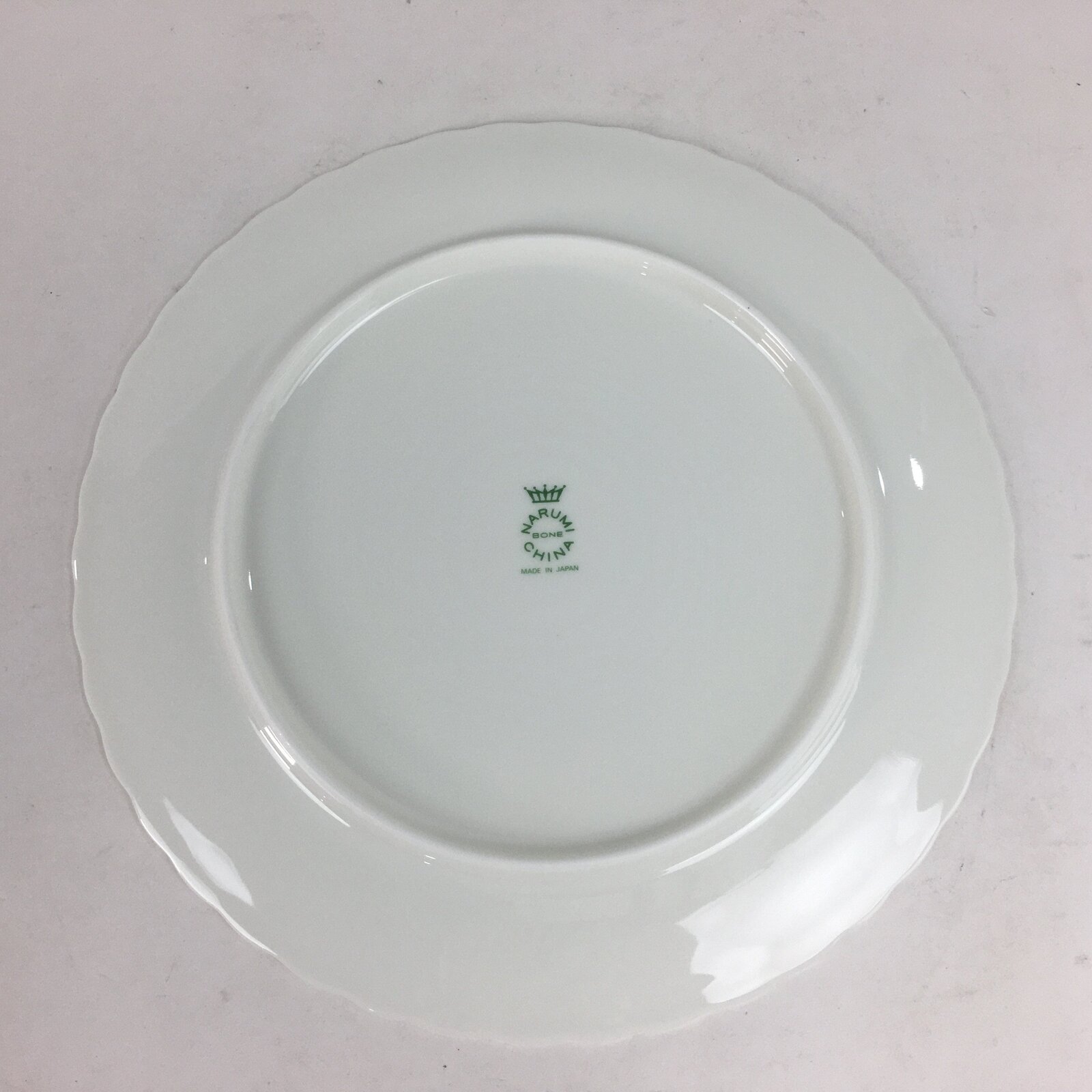 Japanese Porcelain Cake Plate Flat Sara Vtg Narumi Bone China Flower Round PP690