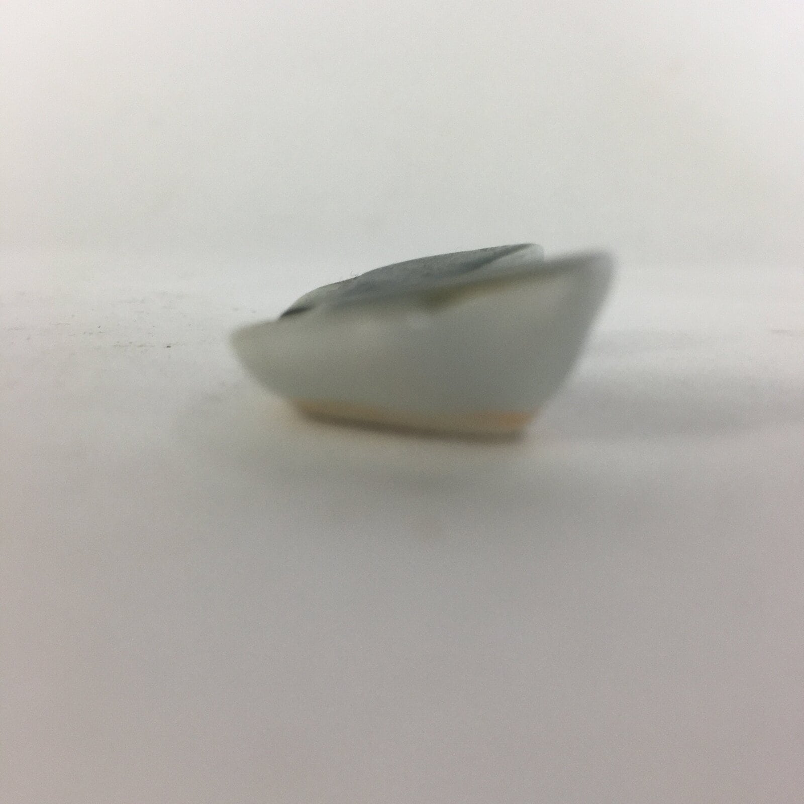 Japanese Porcelain Chopstick Rest Holder Vtg New leaves Green Hashioki CR239