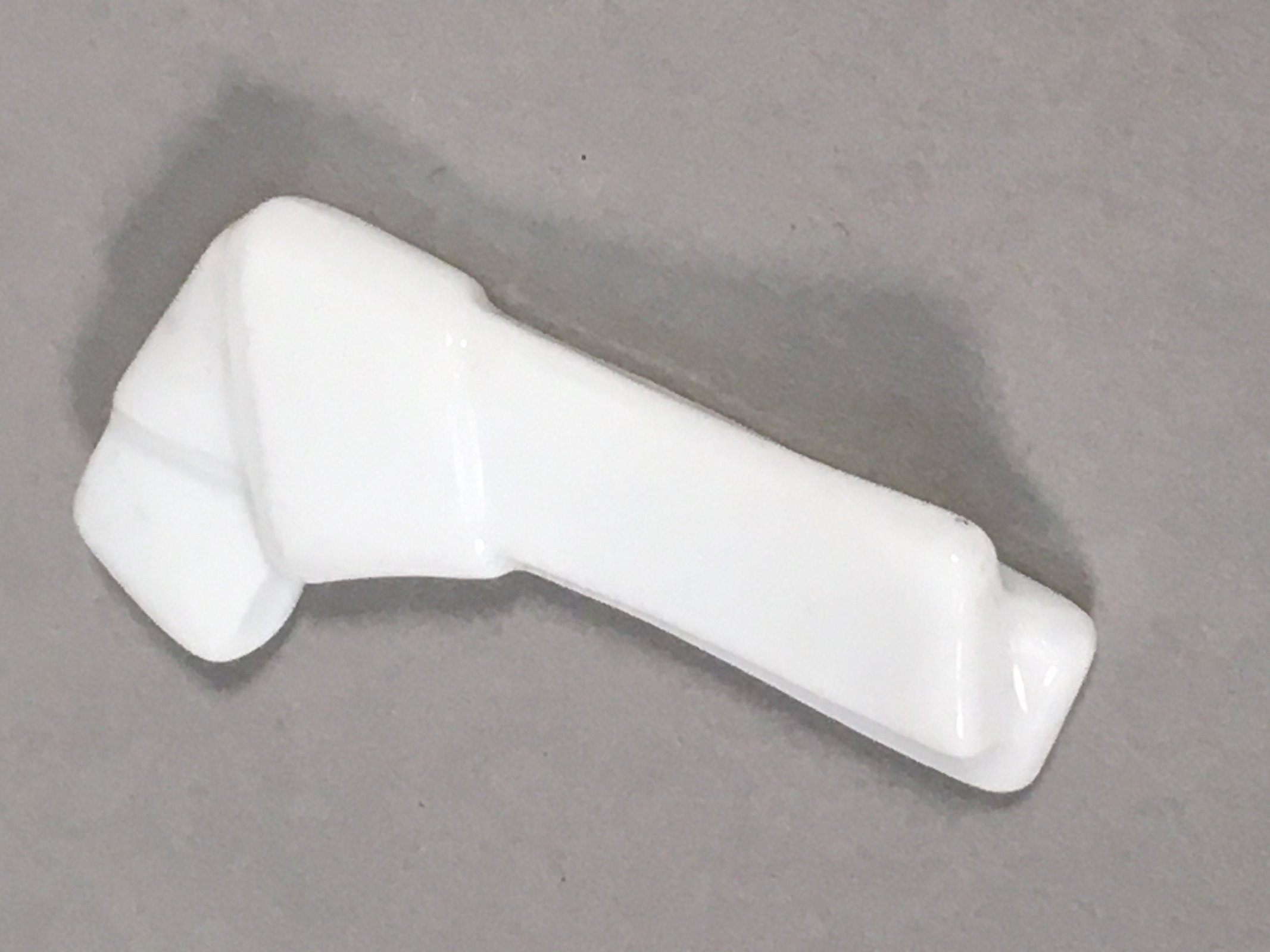 Japanese Porcelain Chopstick Rest Holder Vtg White Tie String Ribbon CR192