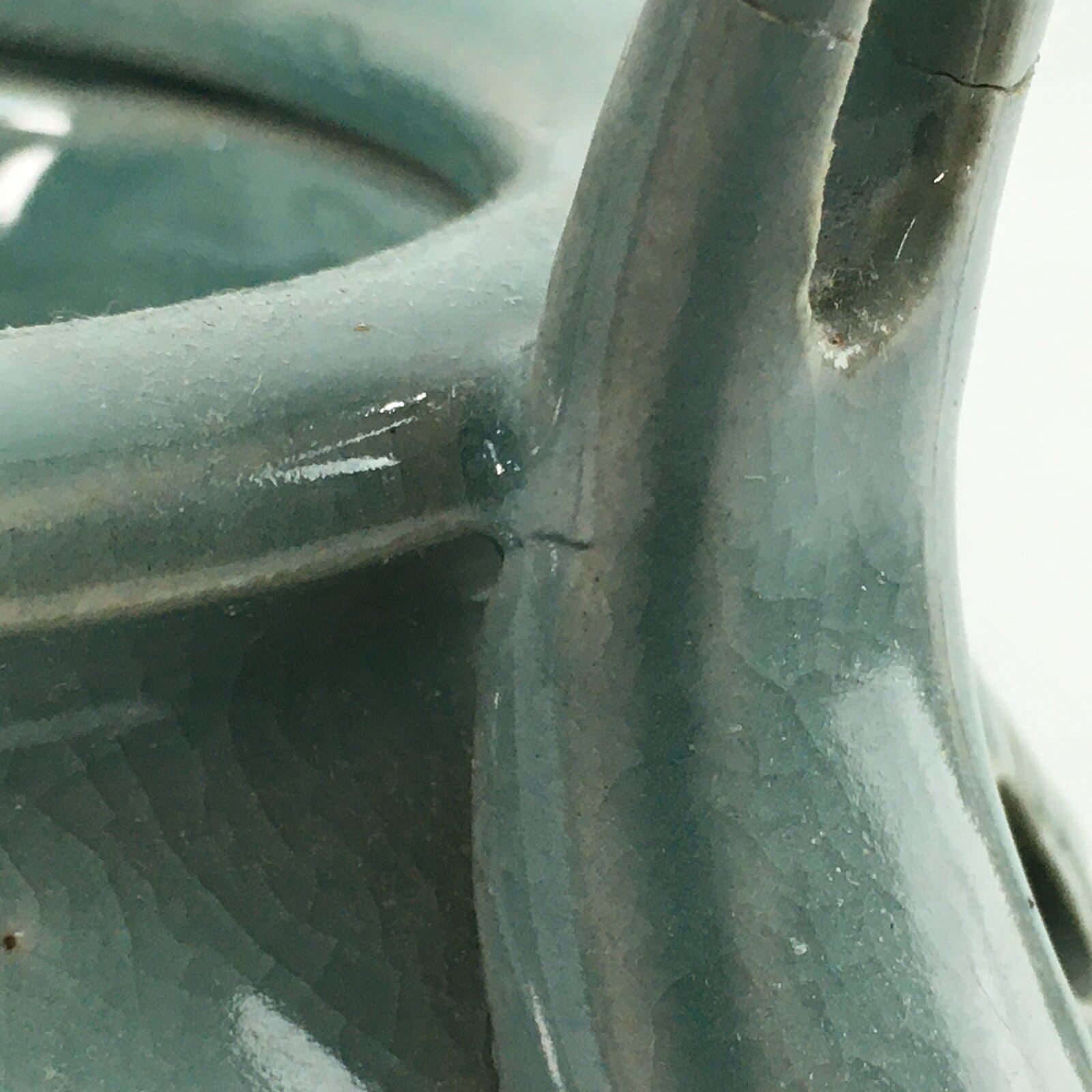 Japanese Porcelain Incense Burner Vtg Koro Butsudan Tea Ceremony BU648