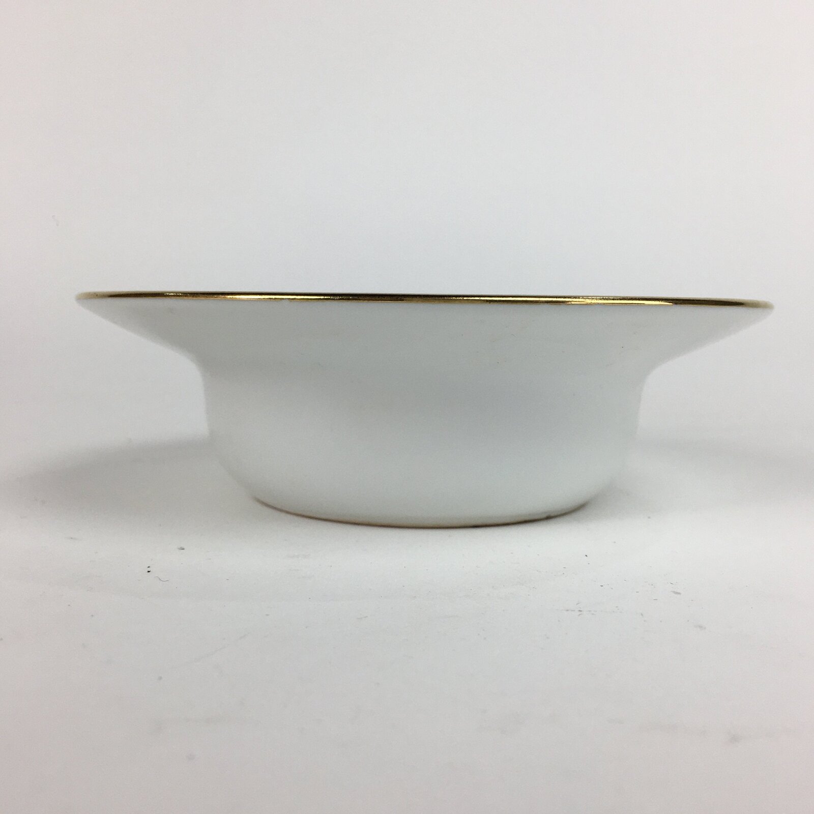 Japanese Porcelain Kutani Ware Ashtray Vtg Haizara Golden Flower Pattern PP508