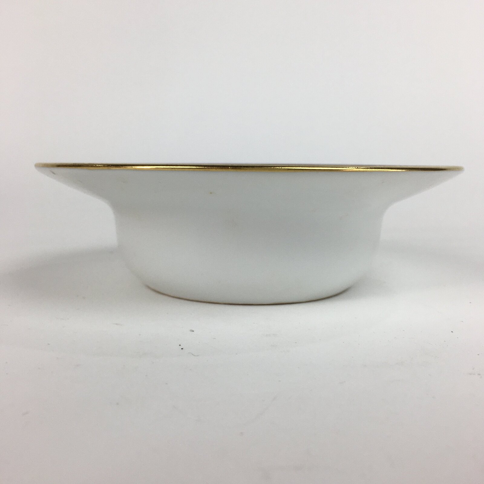 Japanese Porcelain Kutani Ware Ashtray Vtg Haizara Golden Flower Pattern PP508