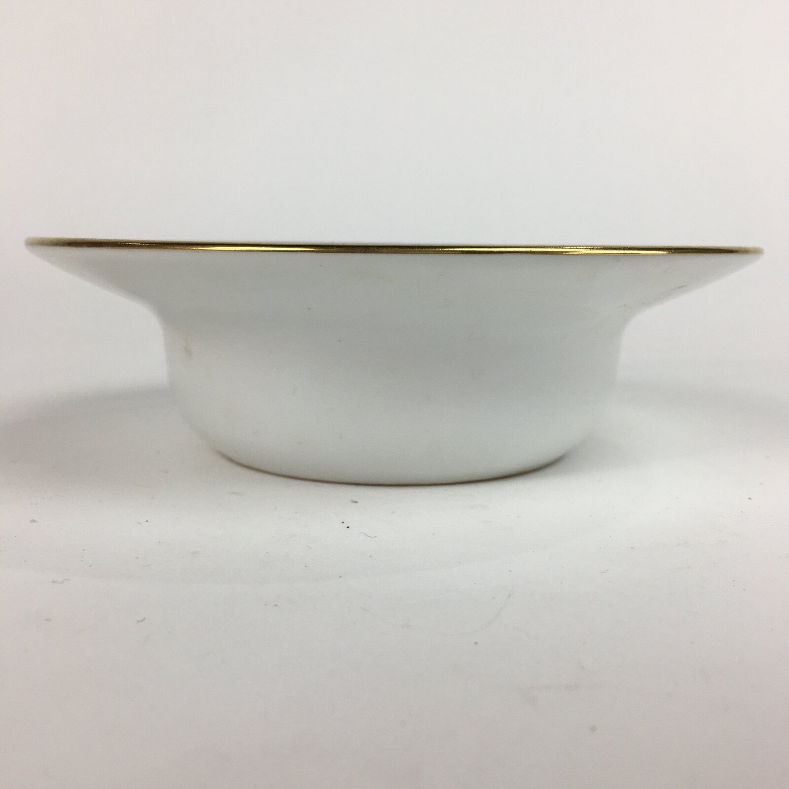 Japanese Porcelain Kutani Ware Ashtray Vtg Haizara Golden Flower Pattern PP508