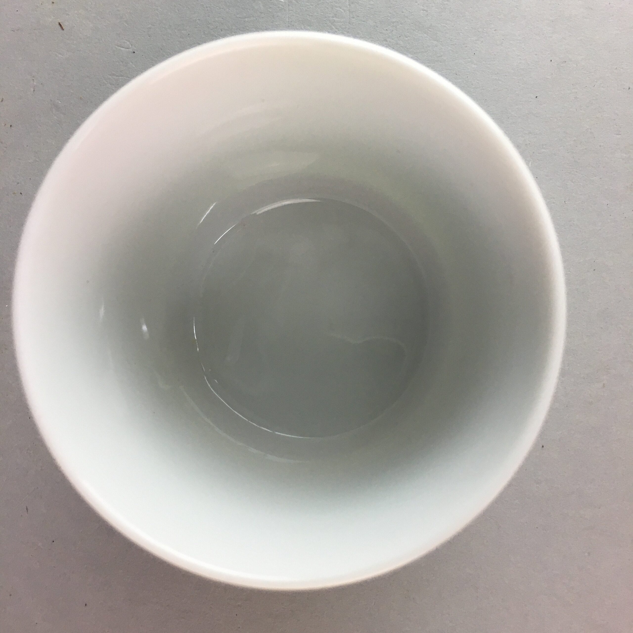 Japanese Porcelain Noodle Bowl Cup Vtg Soba Choko Word Kanji Vegetable PP289