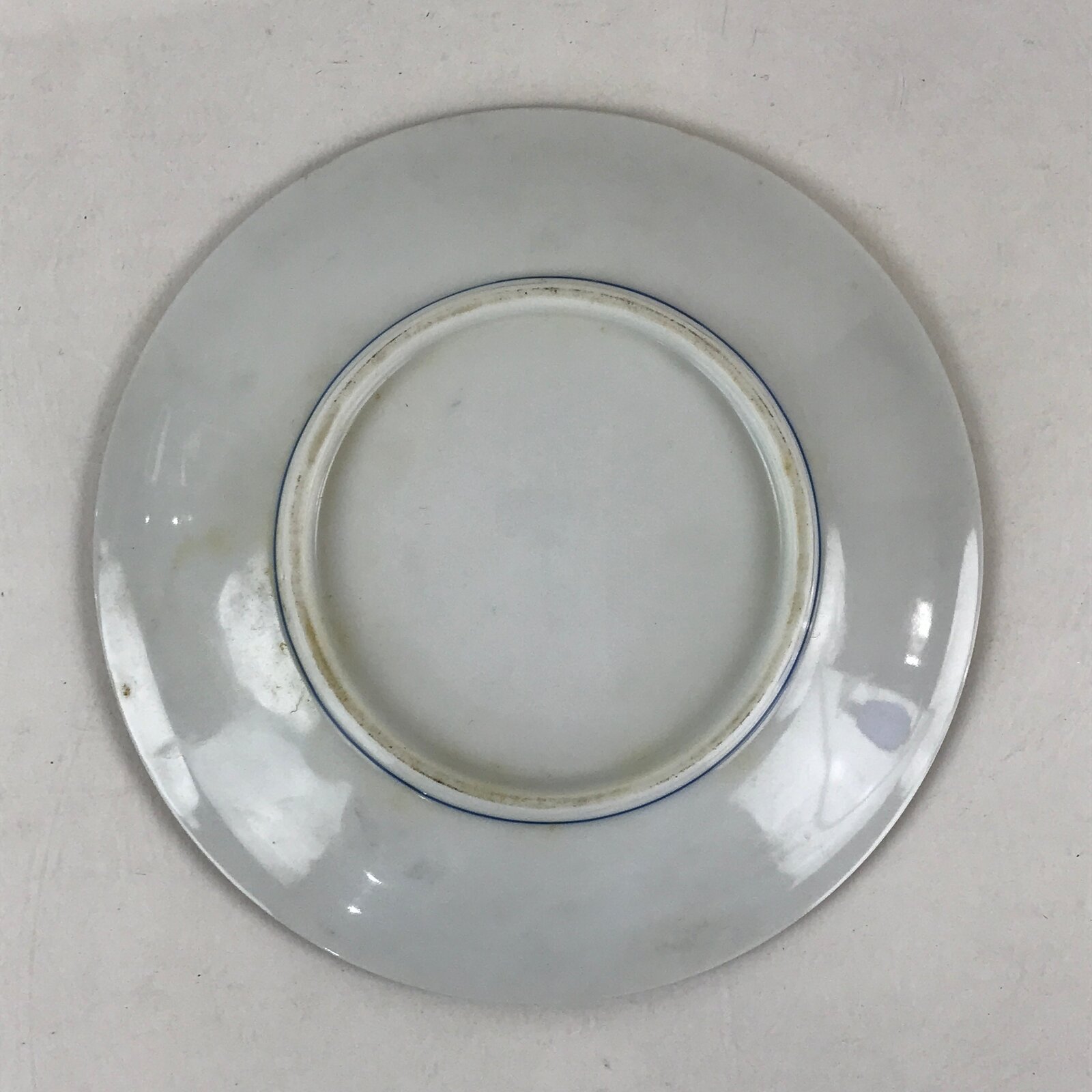 Japanese Porcelain Plate Blue Sometsuke Plum blossoms Flower Pattern Sara PY239