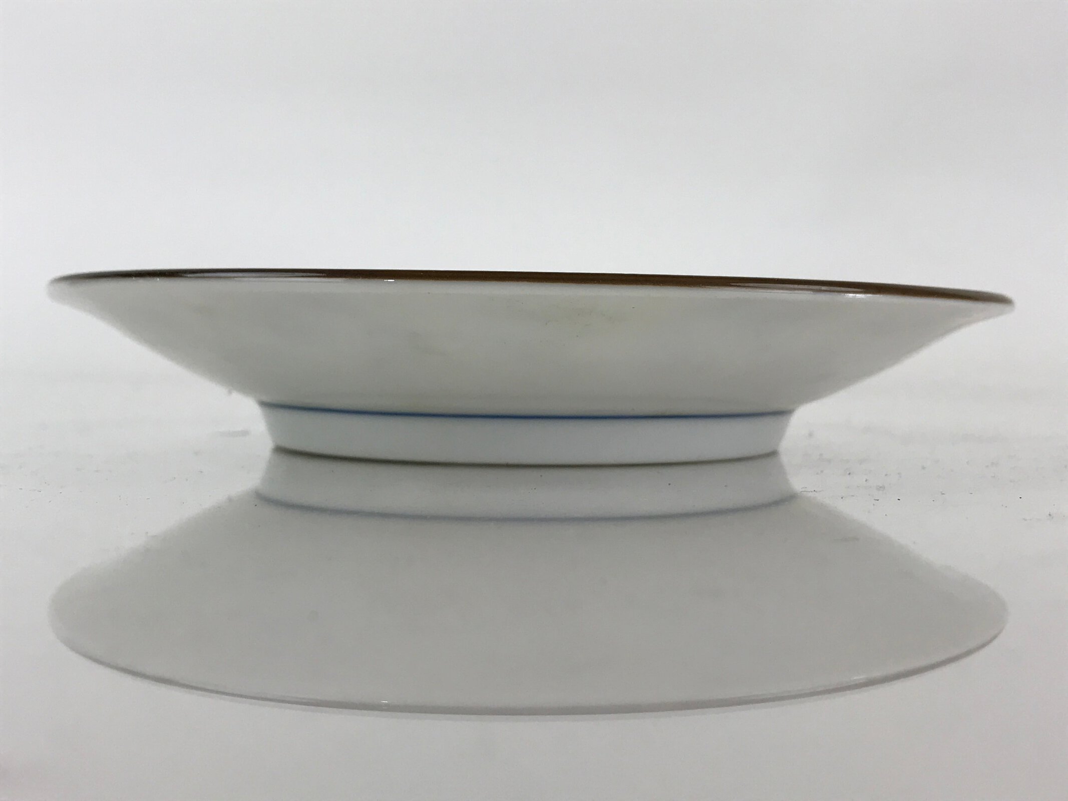 Japanese Porcelain Plate Blue Sometsuke Plum blossoms Flower Pattern Sara PY239