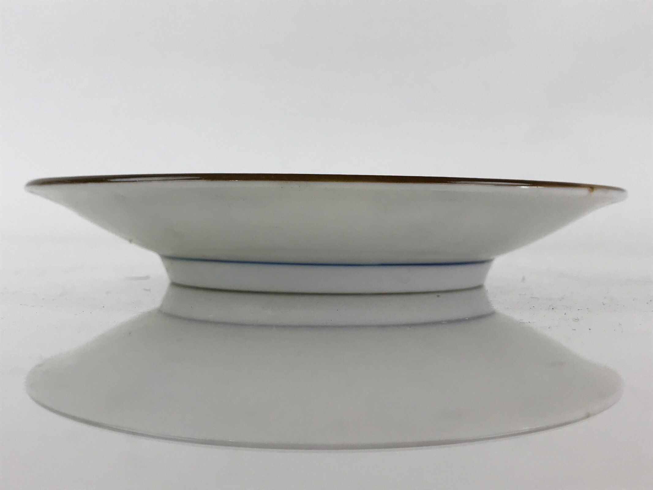 Japanese Porcelain Plate Blue Sometsuke Plum blossoms Flower Pattern Sara PY239