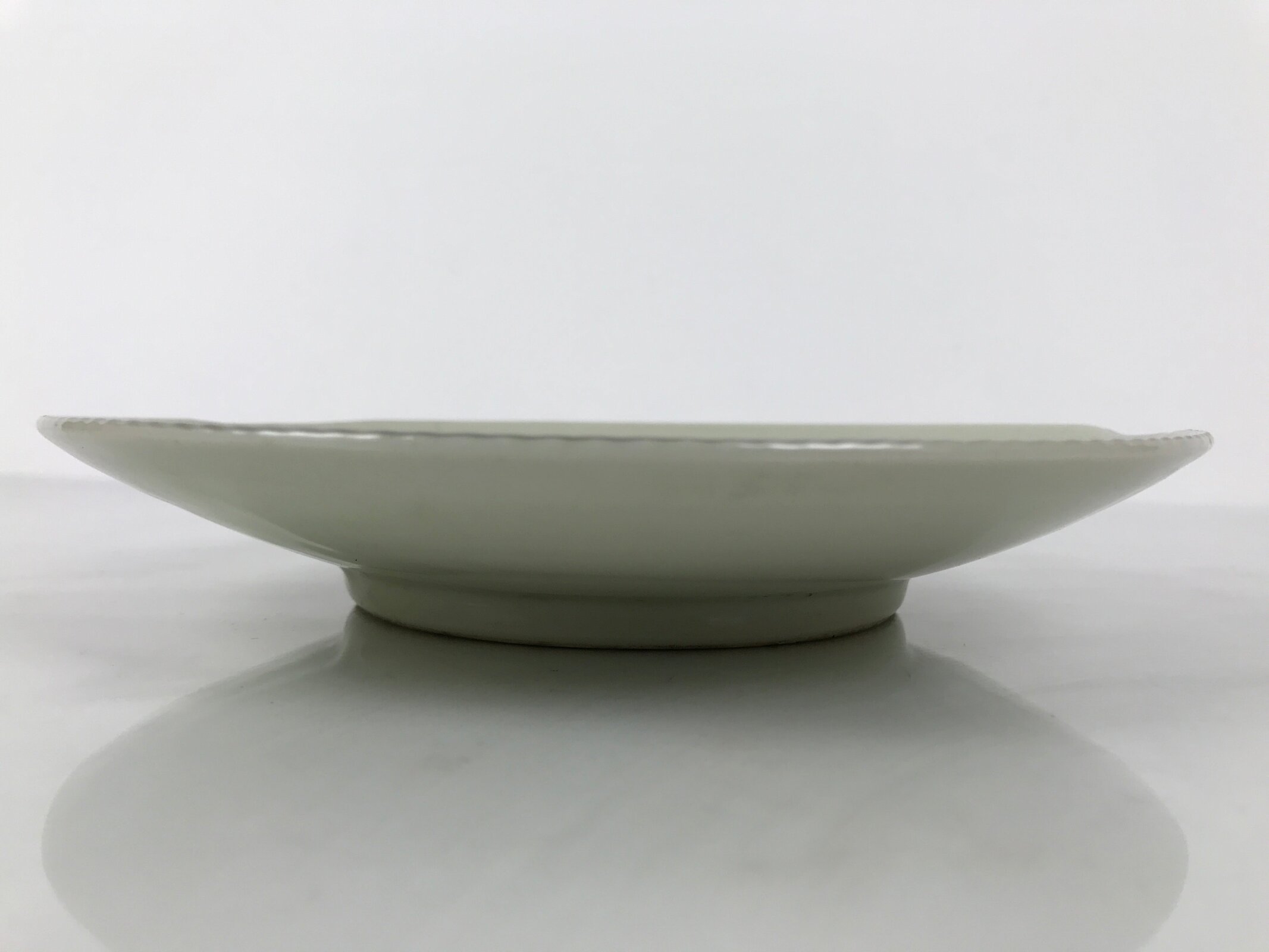 Japanese Porcelain Plate Sara Vtg Kozara Nanten Sacred Bamboo Leaf Celadon Y462