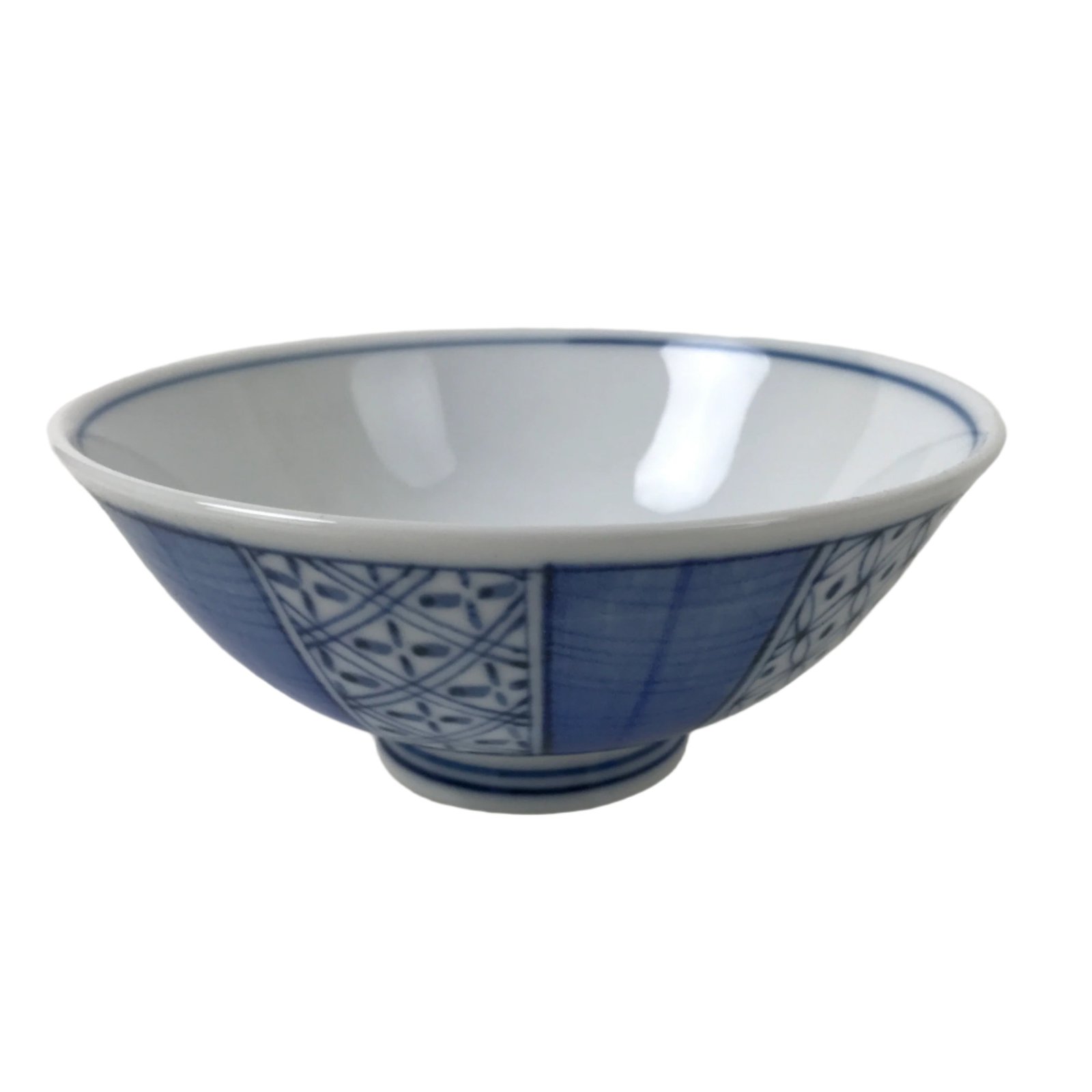 Japanese Porcelain Rice Bowl Owan Kobachi White Blue Sometsuke Traditional Y266