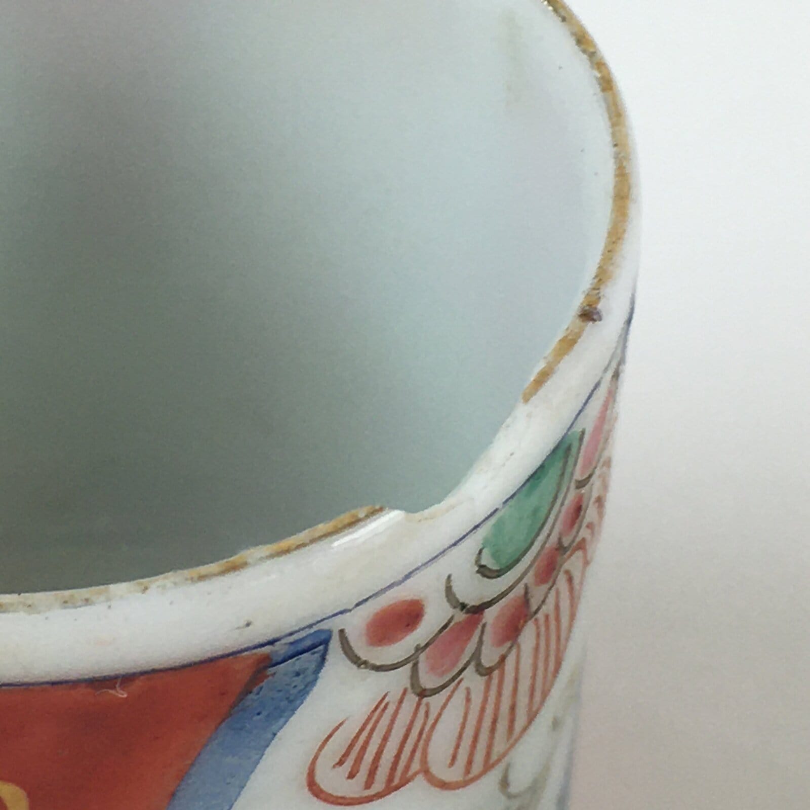 Japanese Porcelain Sake Cup 3pc Set Vtg Sakezuki Ochoko Guinomi PY131