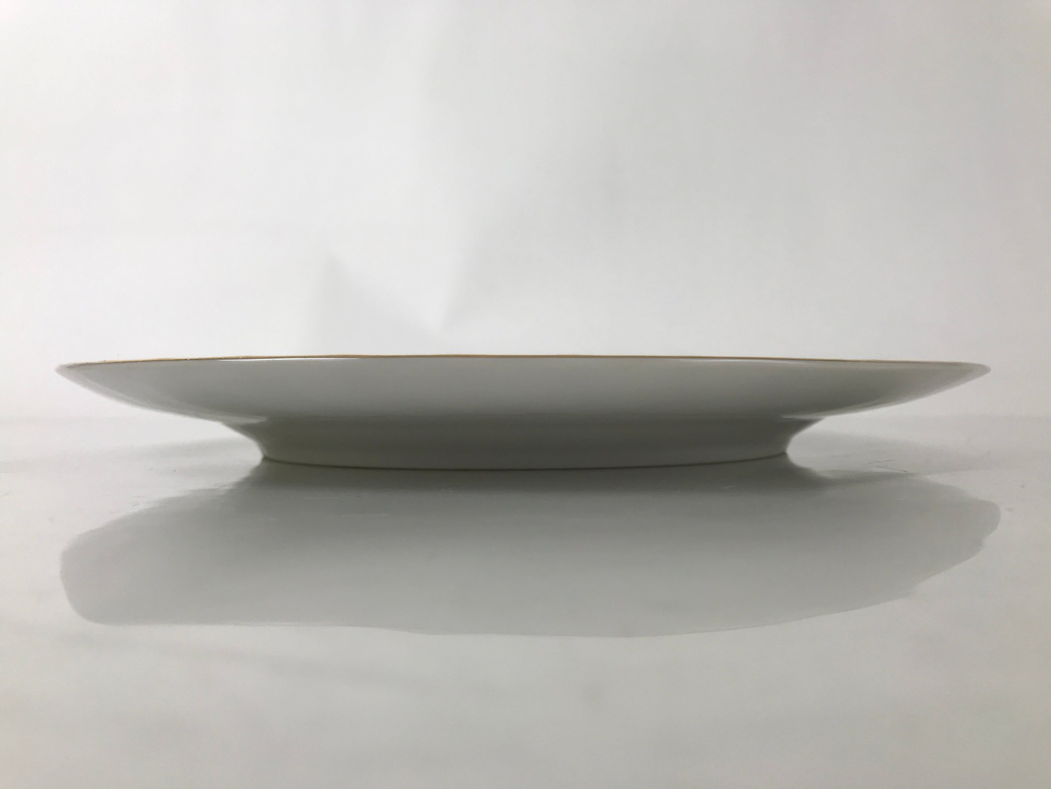 Japanese Porcelain Serving Plate Vtg Round Large Pink Rose Floral Leaf Y263