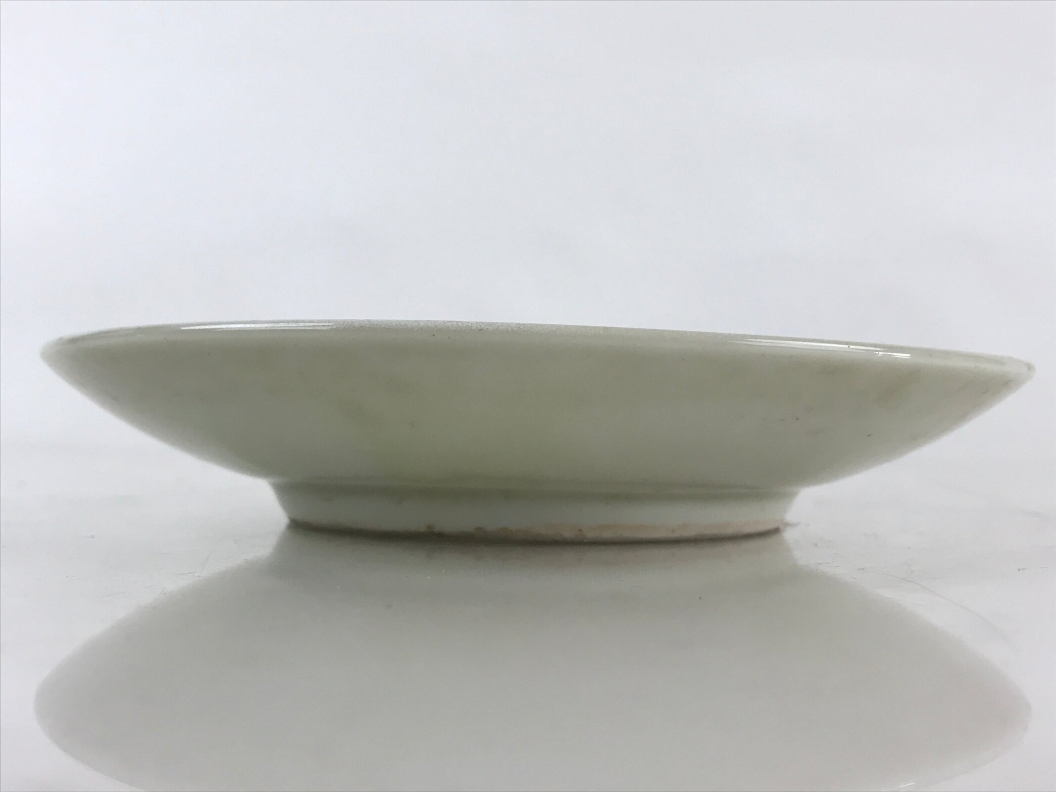 Japanese Porcelain Side Plate Vtg Brown White Glaze Small Plate Kozara Torizara