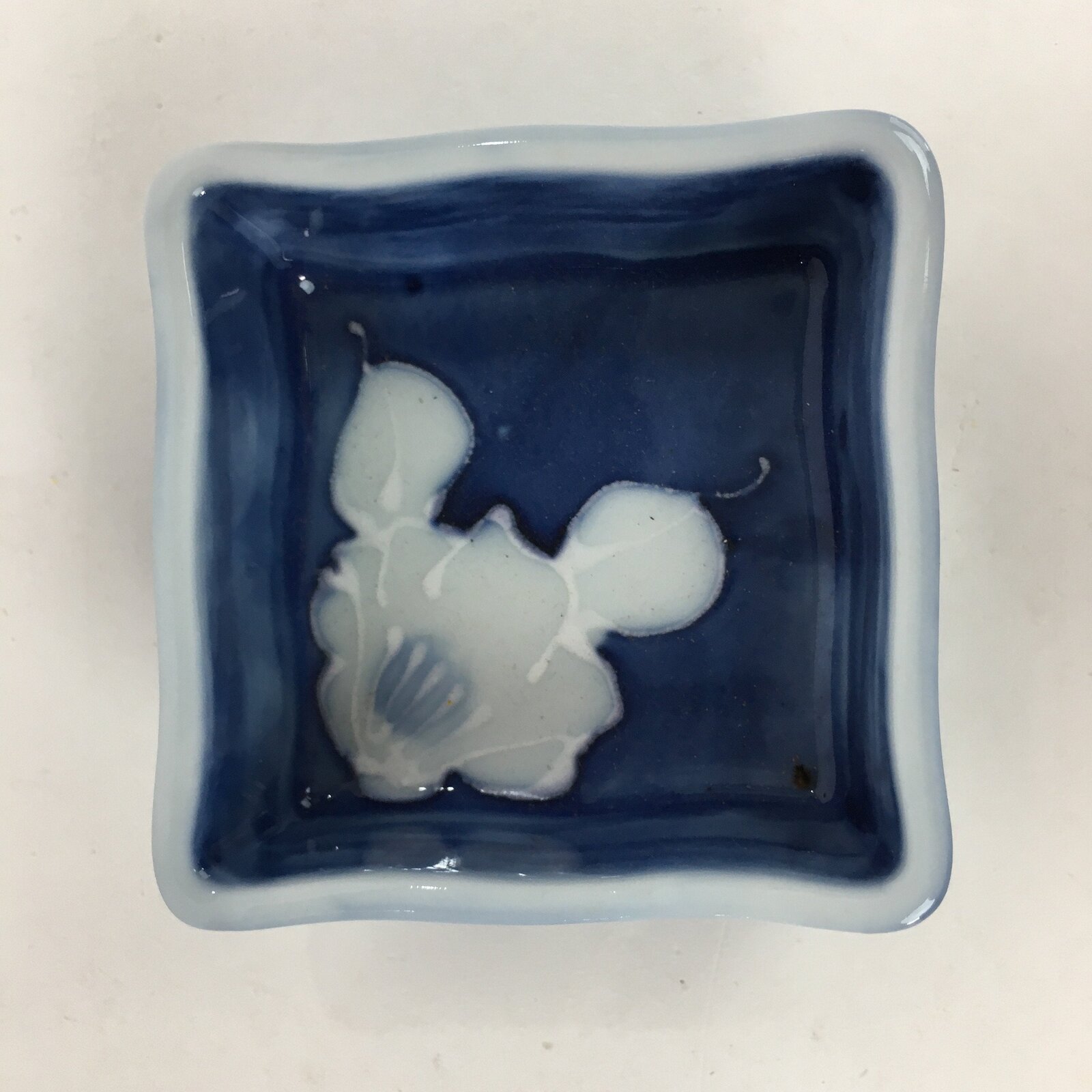 Japanese Porcelain Small Bowl Kobachi Blue Sometsuke White Plum Pattern PP584