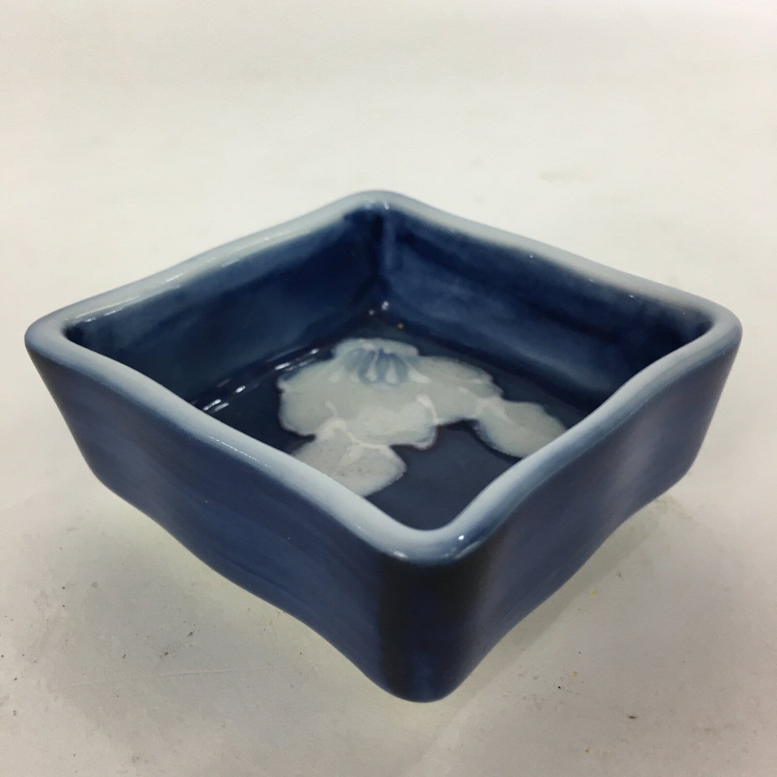 Japanese Porcelain Small Bowl Kobachi Blue Sometsuke White Plum Pattern PP586