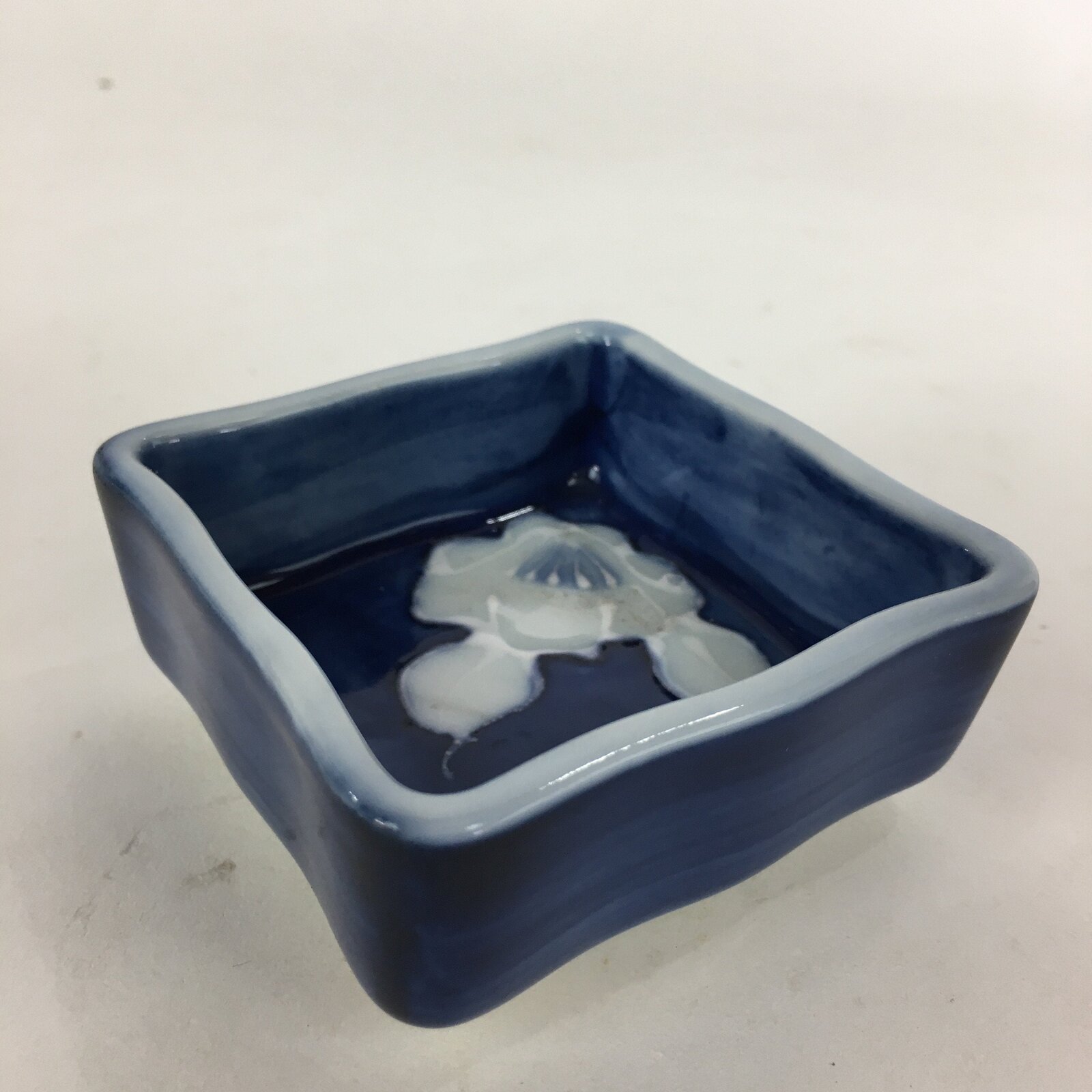 Japanese Porcelain Small Bowl Kobachi Blue Sometsuke White Plum Pattern PP590