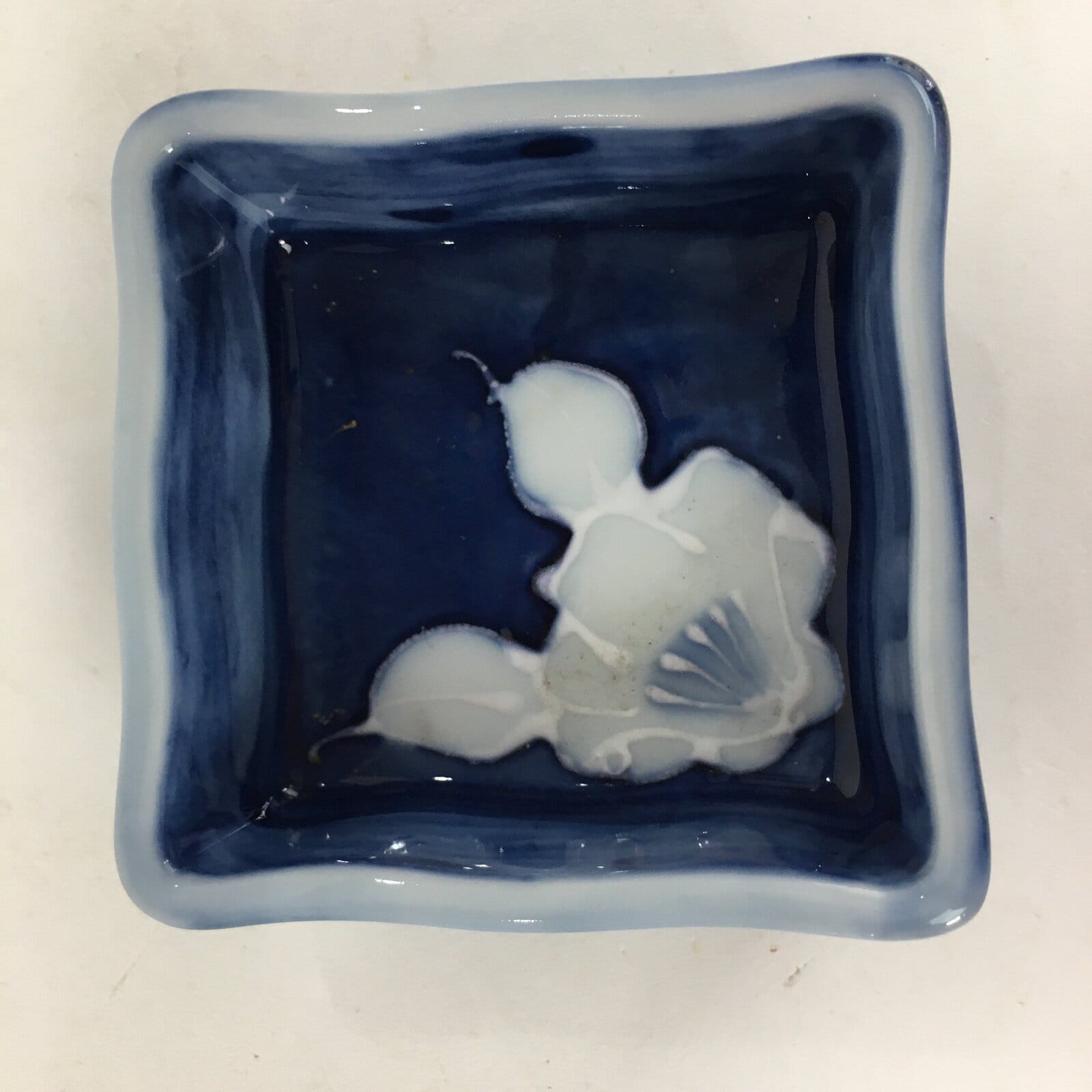 Japanese Porcelain Small Bowl Kobachi Blue Sometsuke White Plum Pattern PP590