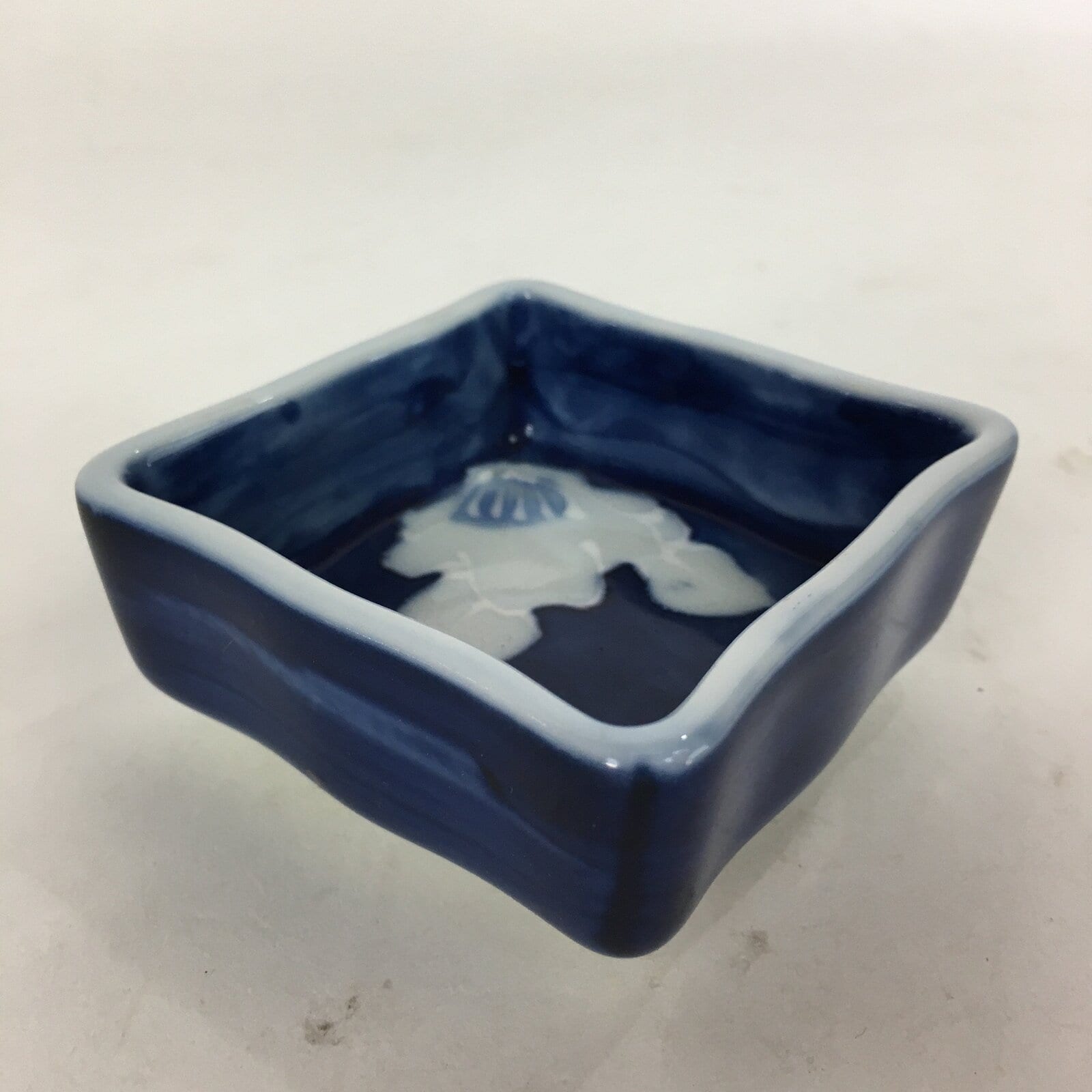 Japanese Porcelain Small Bowl Kobachi Blue Sometsuke White Plum Pattern PP591