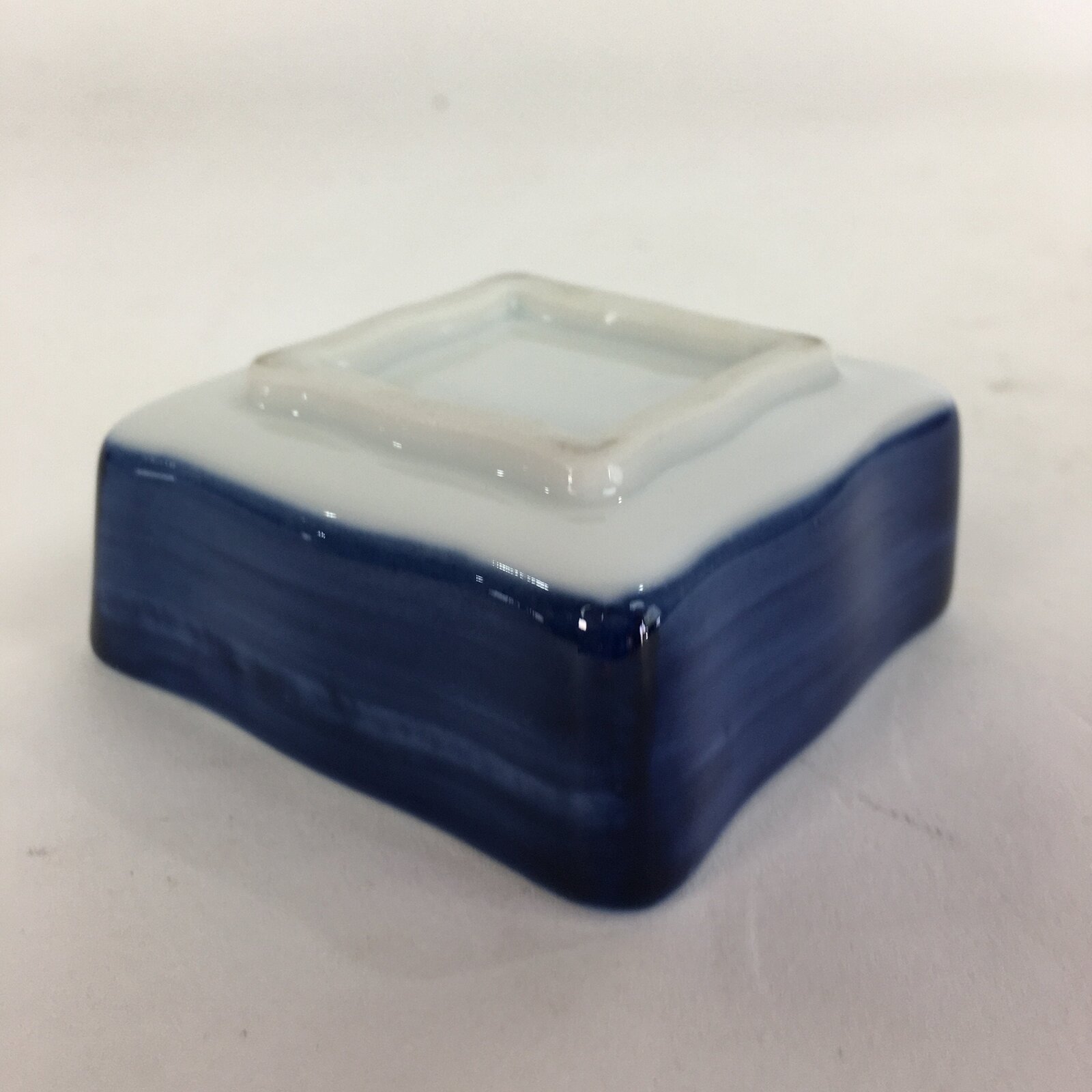 Japanese Porcelain Small Bowl Vtg Kobachi Blue Sometsuke White Plum Pattern PP59