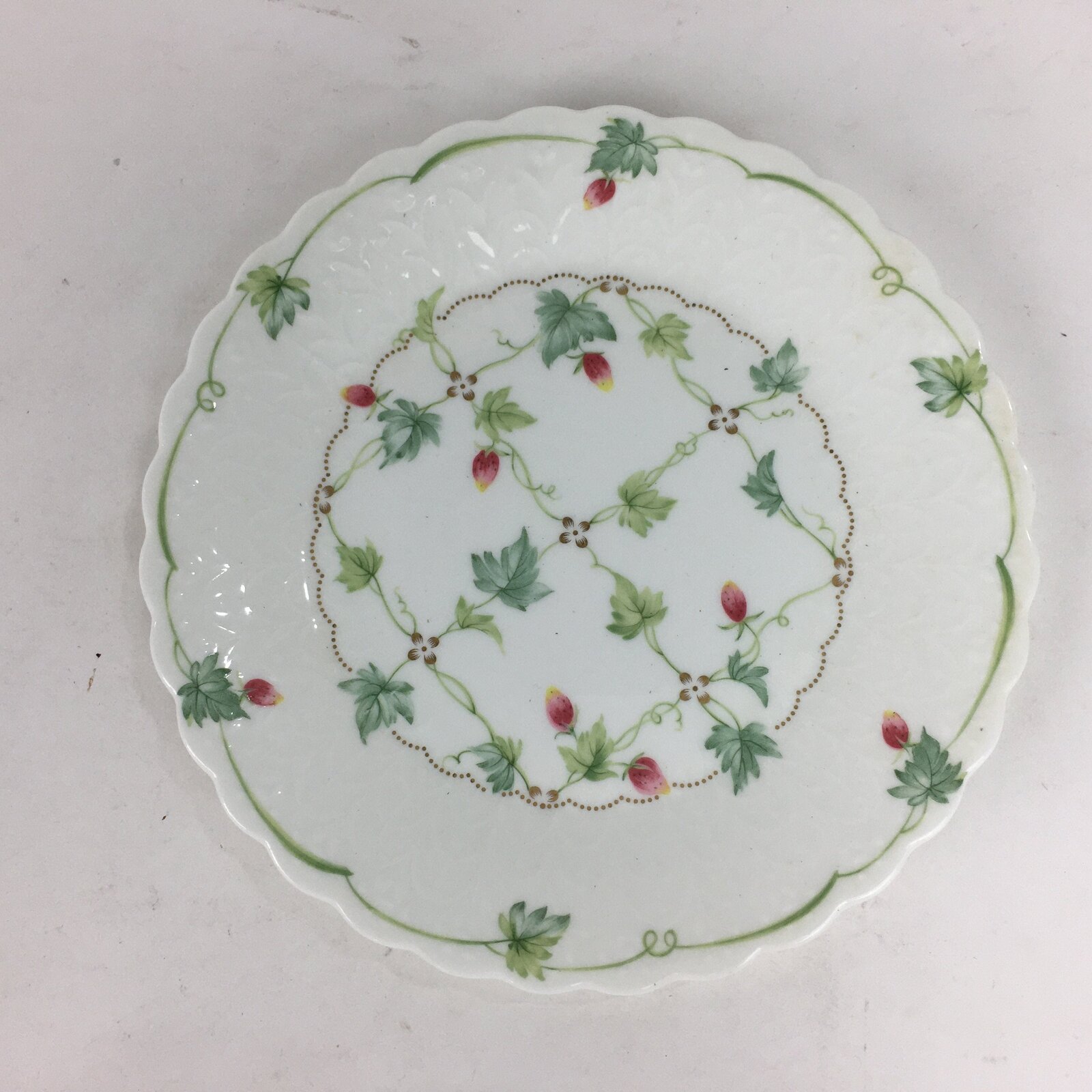 Japanese Porcelain Small Plate Kozara Vtg Narumi Bone China Japan Flower PP692