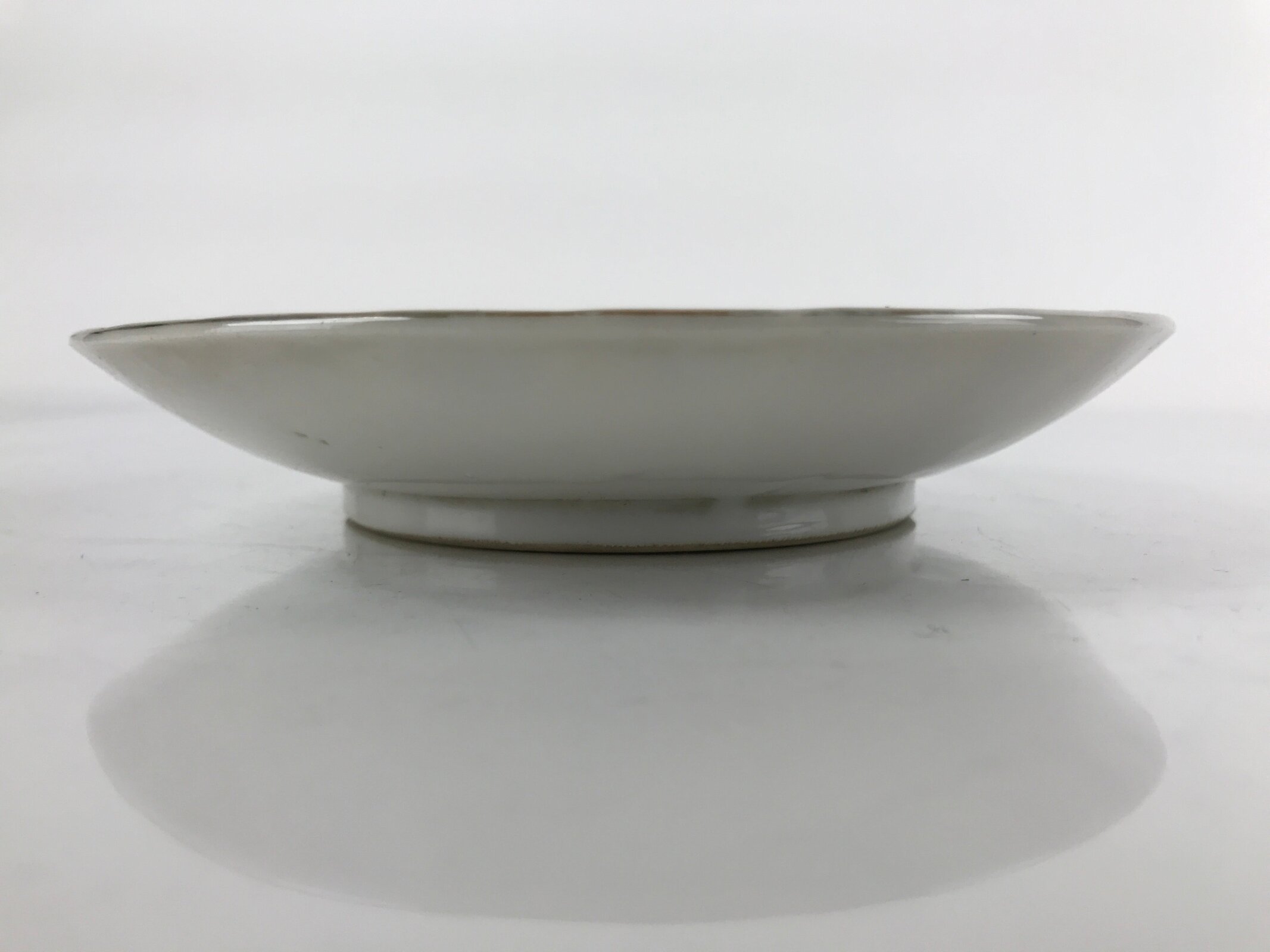 Japanese Porcelain Small Plate Kozara Vtg Pink Chrysanthemum Flower White PY659