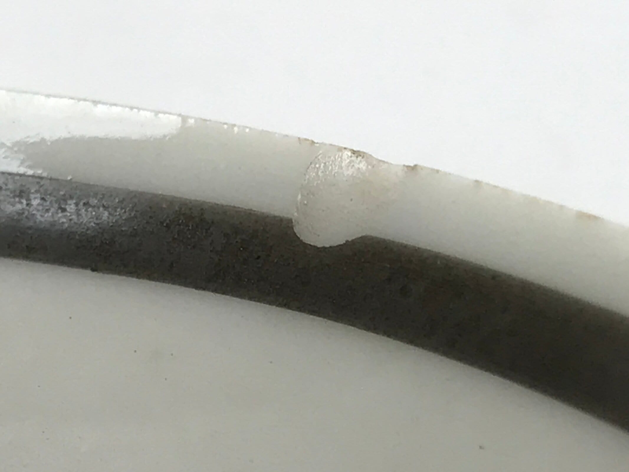 Japanese Porcelain Small Plate Kozara Vtg Plum Blossom Sun Black White PY693