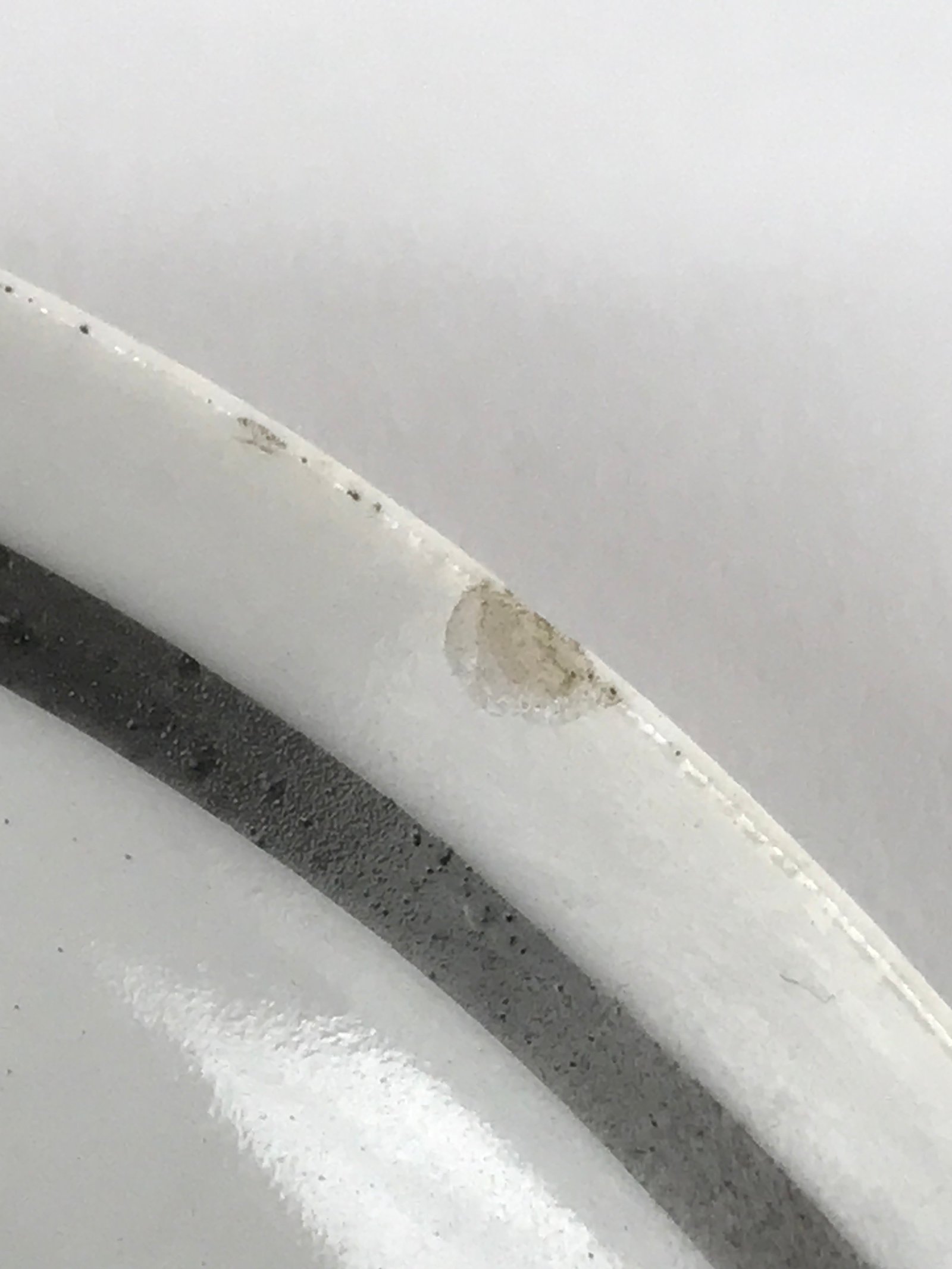 Japanese Porcelain Small Plate Kozara Vtg Plum Blossom Sun Black White PY713